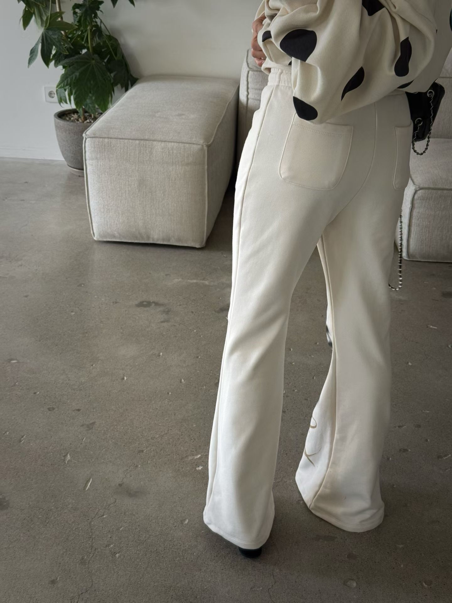 Graffiti cotton pants