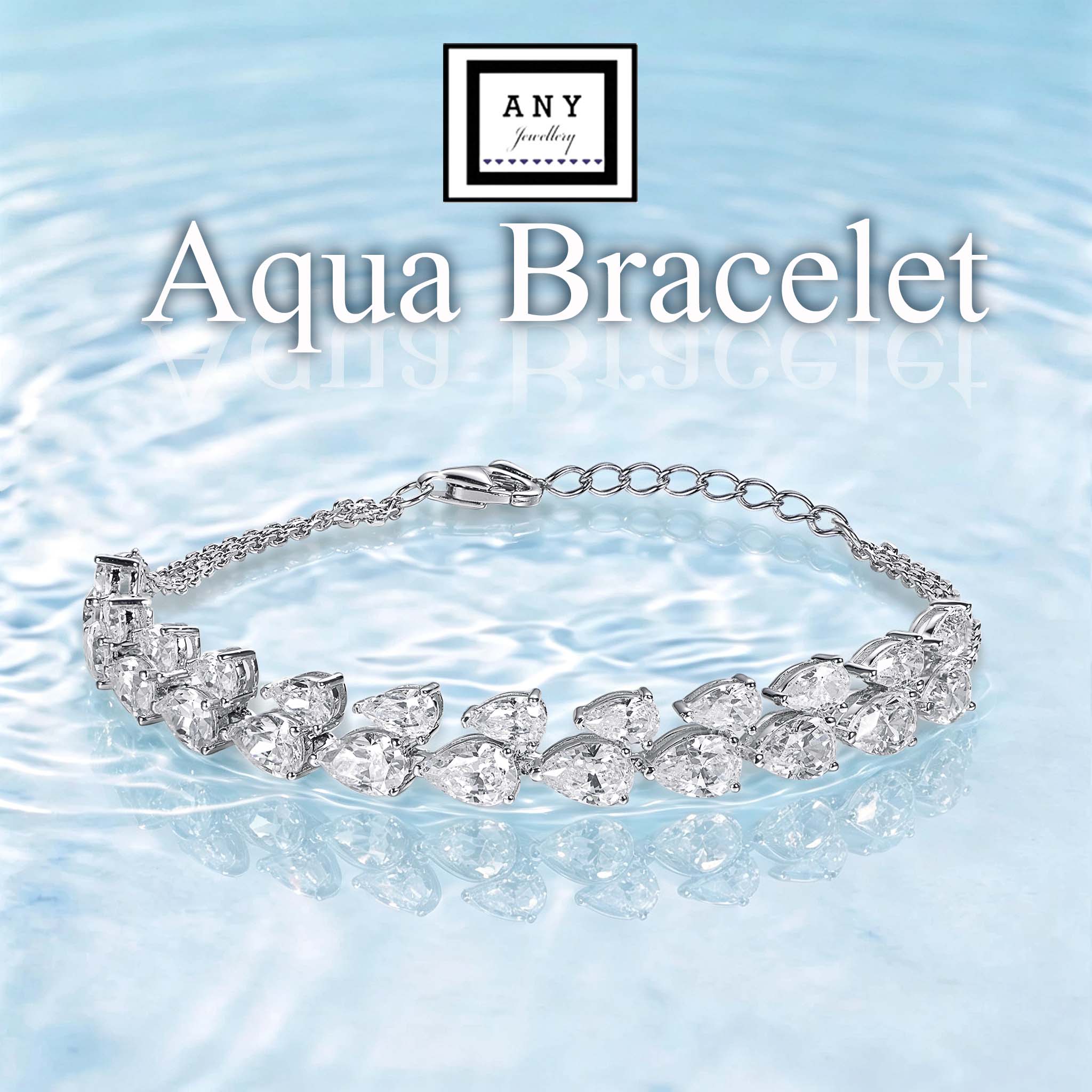B1967 Aqua Bracelet（Zirconia)