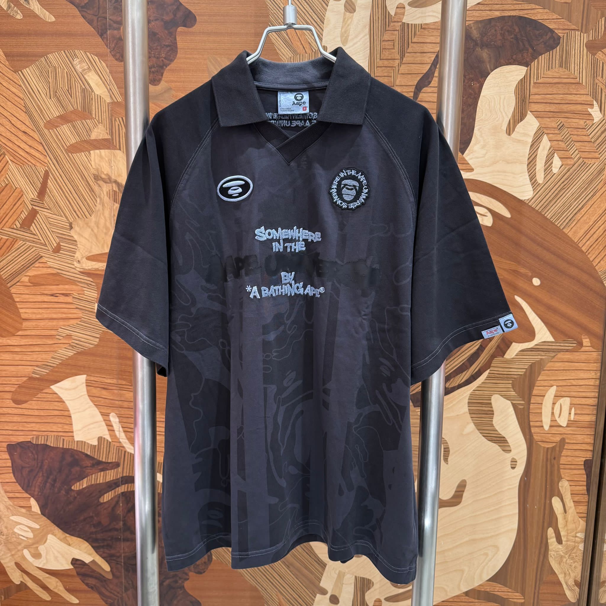 AAPE OVERSIZE fit AAPEUNVS moonface jersey tee (1942) 寬鬆版