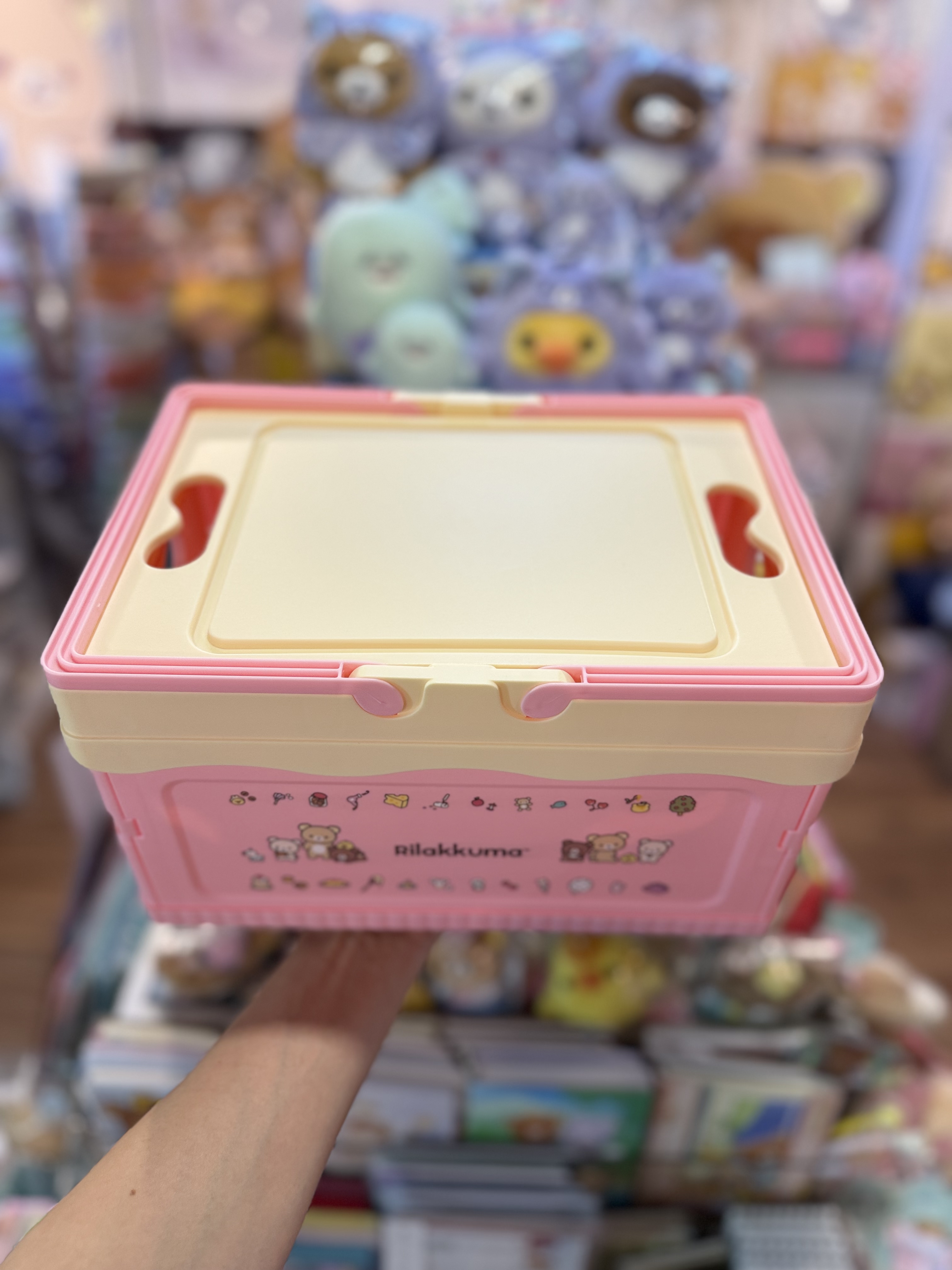 《現貨》全新Rilakkuma摺疊式收納盒