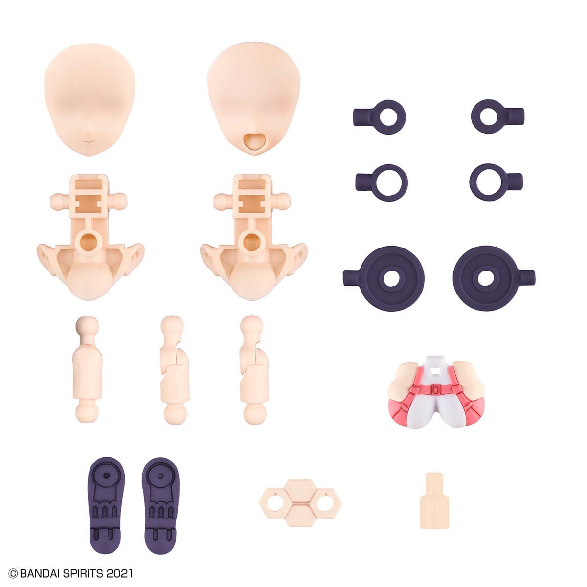 ＜特價＞ (行版) Bandai 30 Minutes Sisters 30MS Option Parts Set 12 (Reaper Costume) [Color A] 30分鐘少女戰線 替換部件12 (收割者服裝)  [A色] 模型