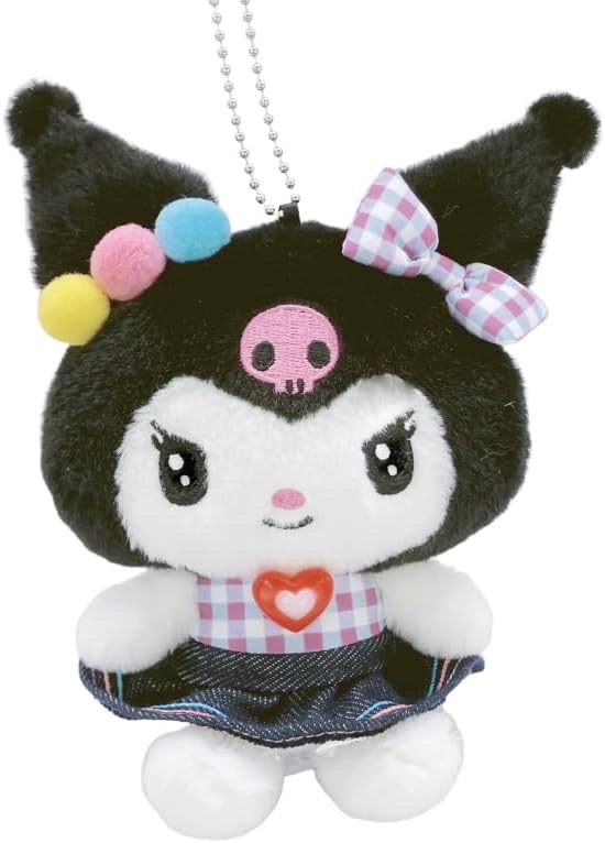 Sanrio Kuromi 掛件系列 - 格紋牛仔裙 210876-25