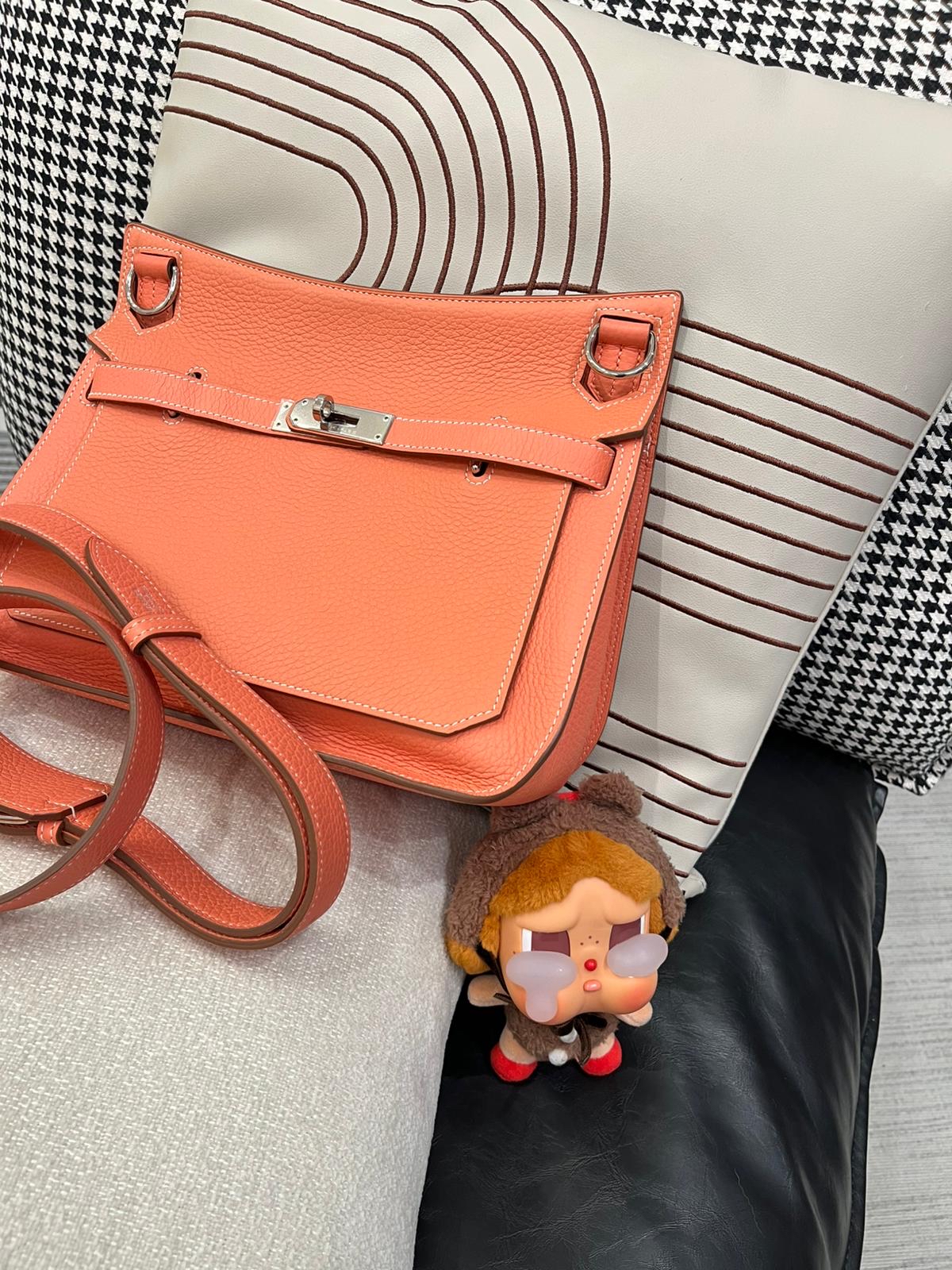 Hermes jypsiere 28, 龍蝦粉STAMP R 100%Authentic,98%new ✅strap✅dust bag✅box 