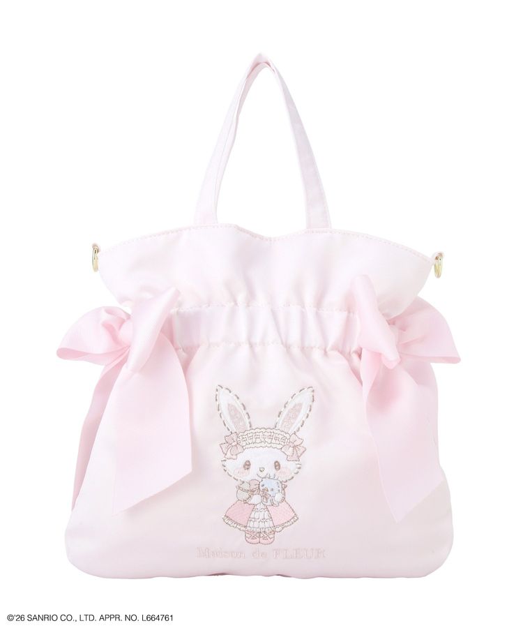 🎀【預訂】Maison de FLEUR × Wish me mell & Cinnamoroll 2way Bag