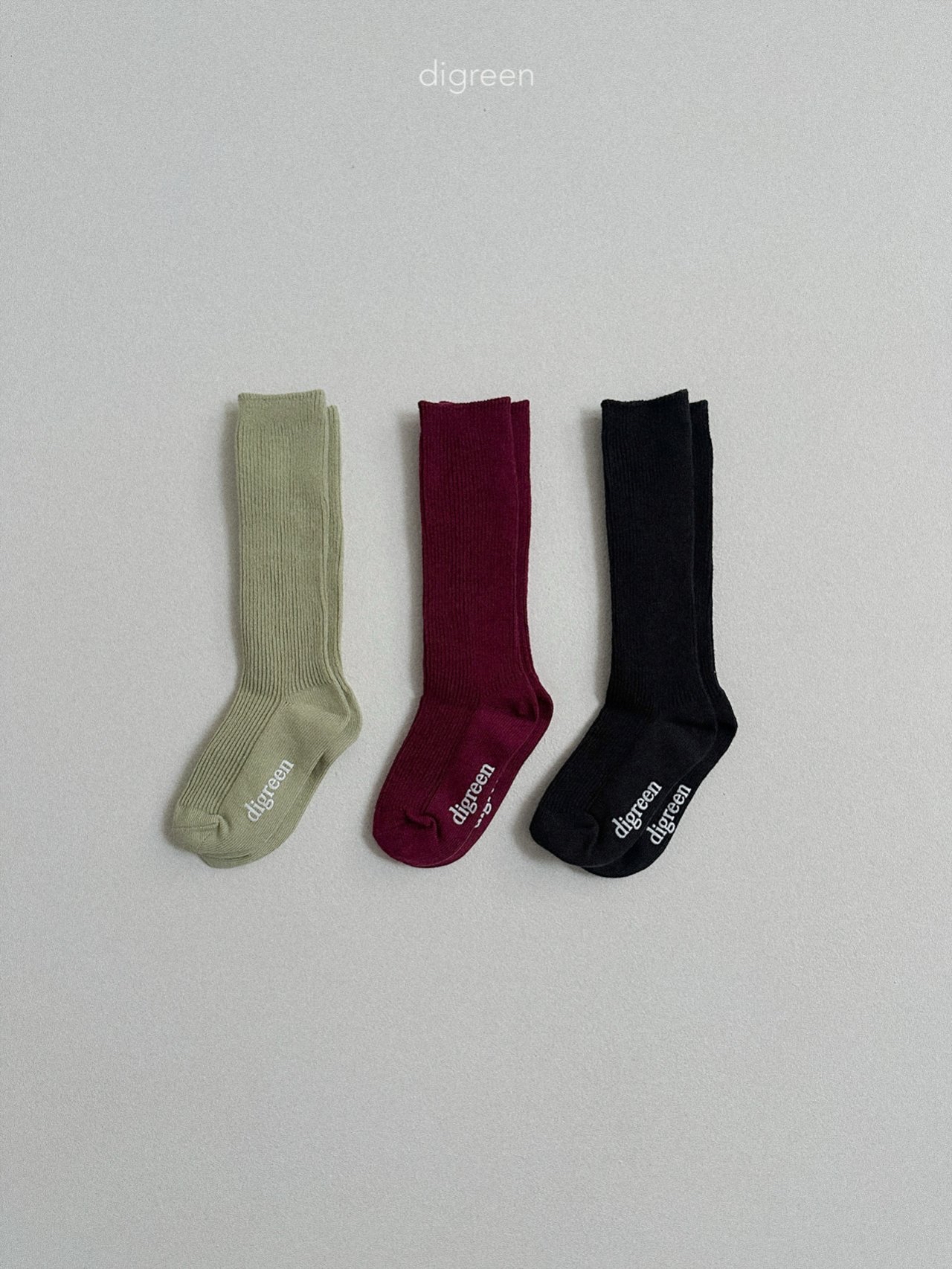Digreen | socks set of 3(size L17-20cm)ACC