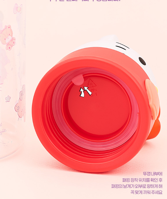 【預訂】韓國直送 Sanrio 3D 立體杯蓋水樽