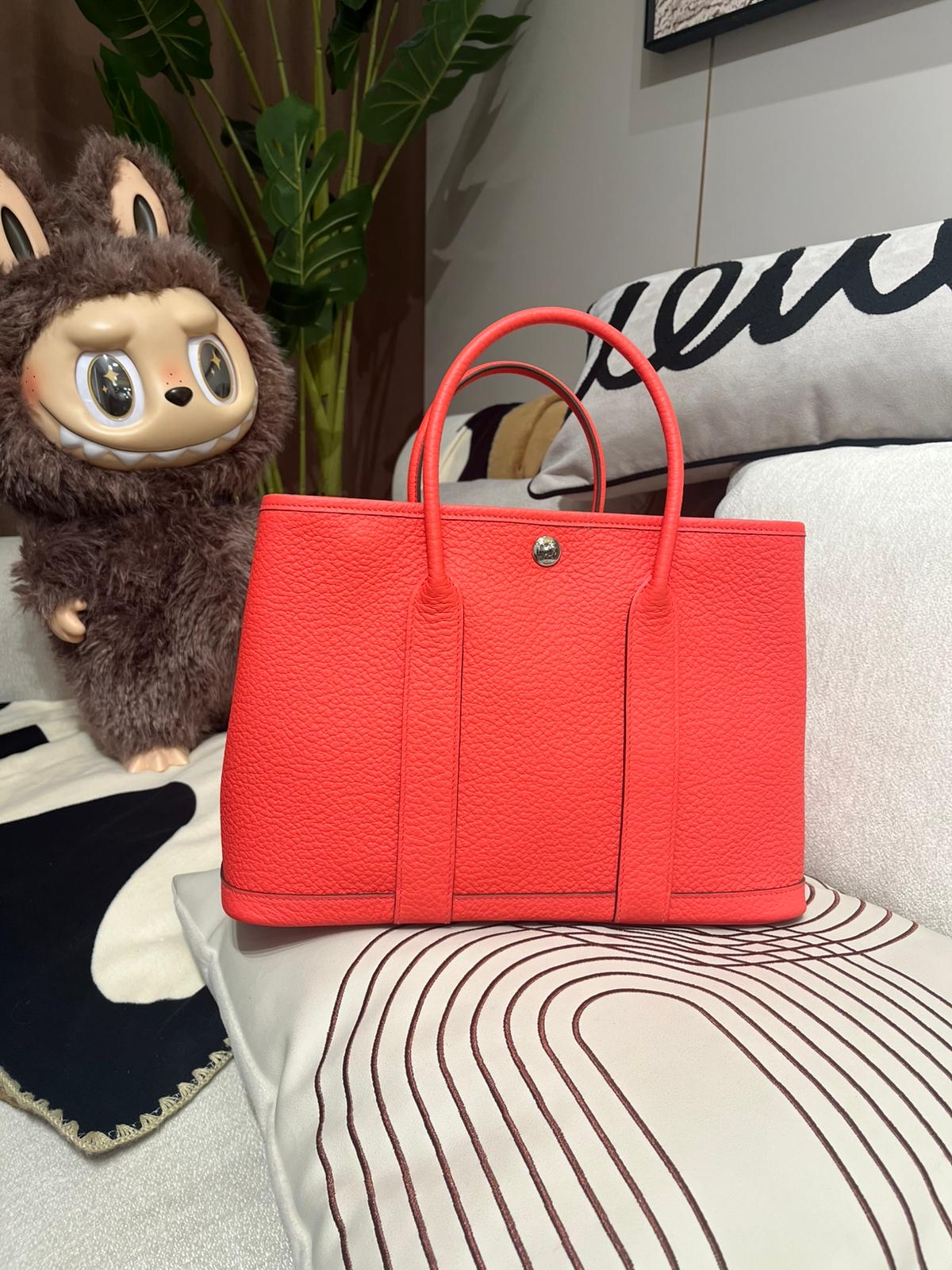 全新 Hermes garden party 30 德克薩斯粉 Stamp Y 100%Authentic,全新Unused ✅dust bag ✅box