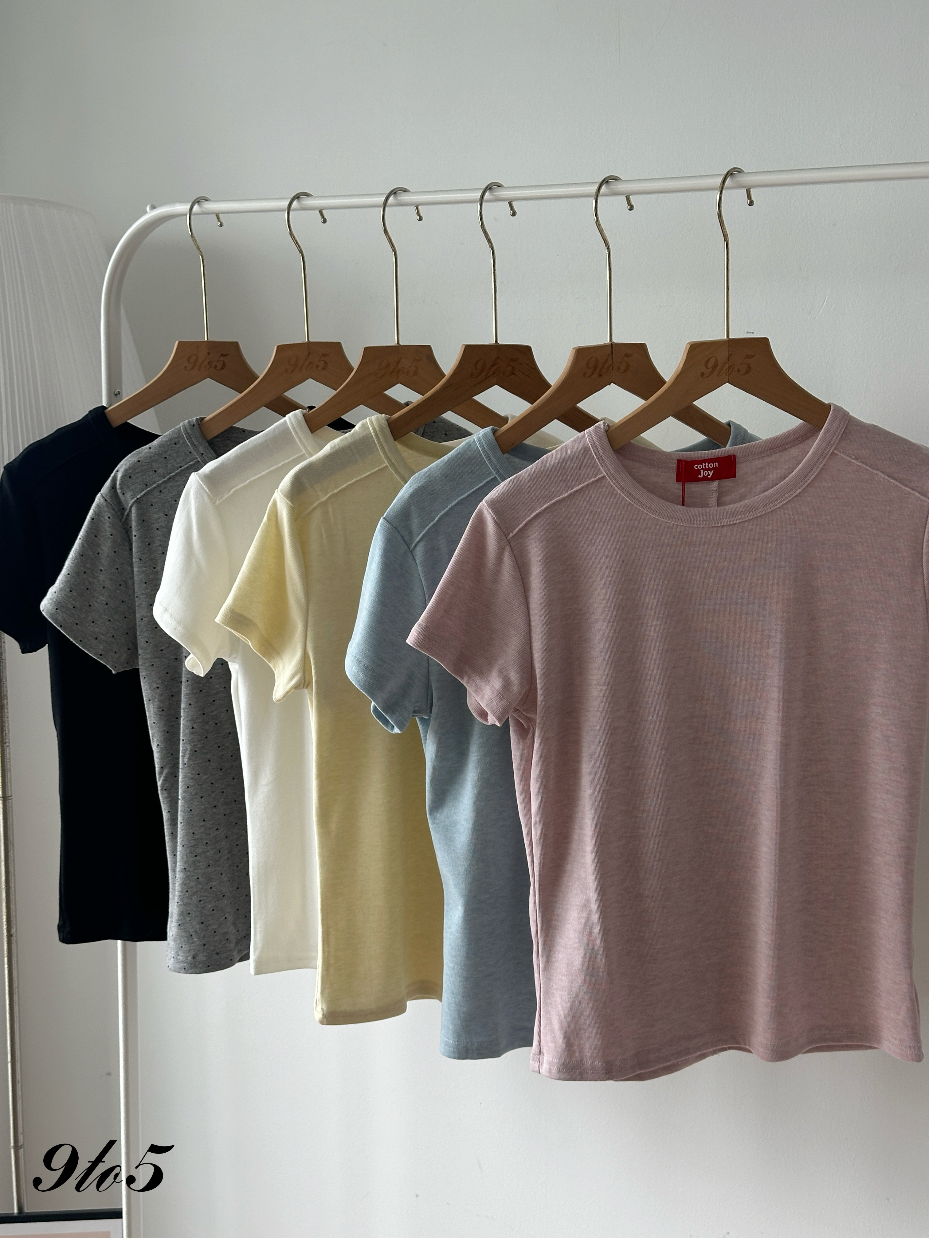 T4291 Short Sleeve Casual Tee - 6 Colors 