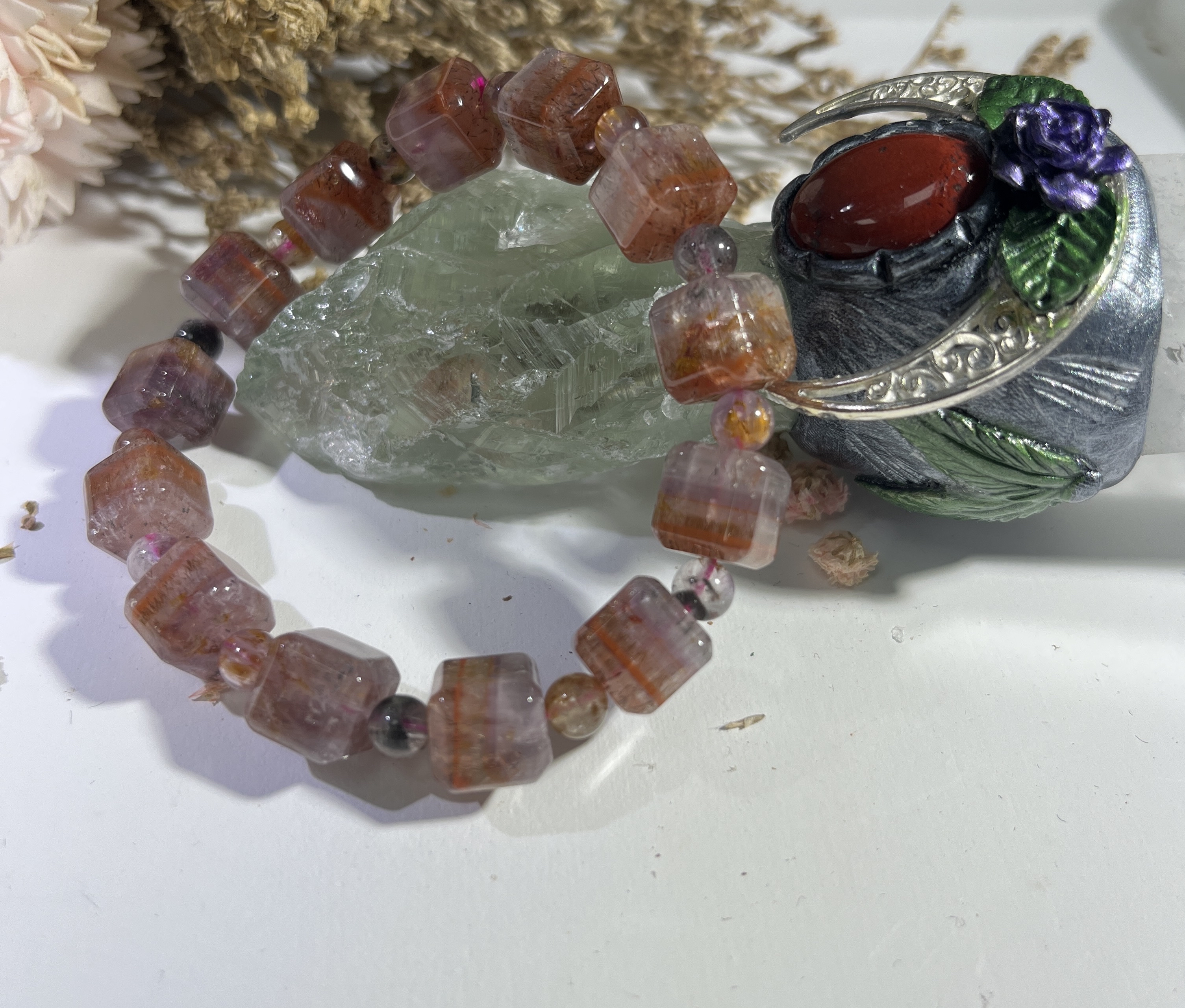 透體紫紅極光方糖 9m+