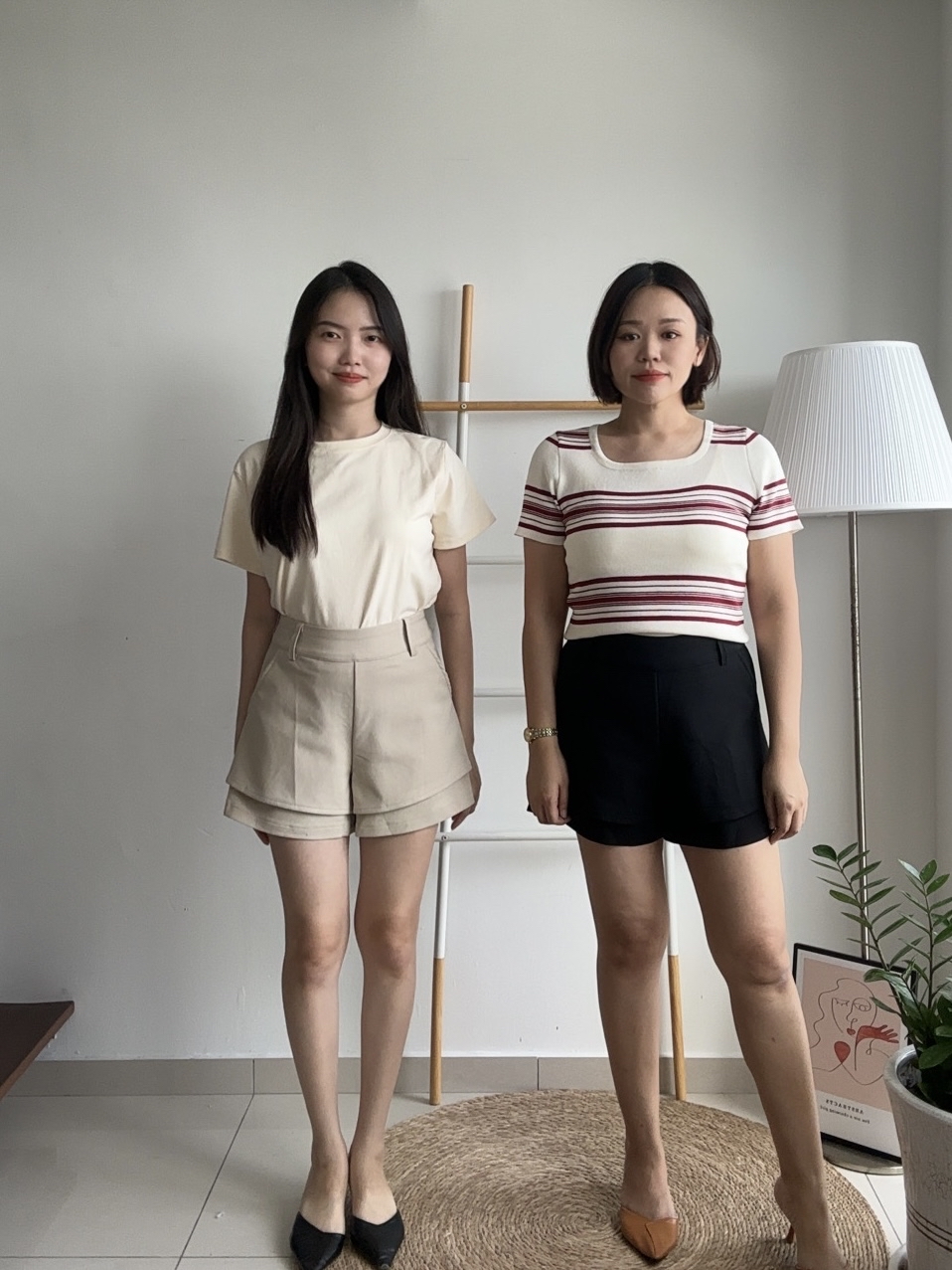 S1887 A Line Short Pants - 3 Colors 