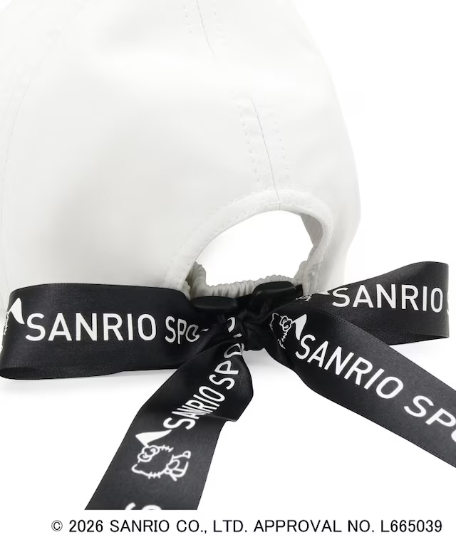 🎀【預訂】Sanrio Kitty Logo Ribbon Cap W