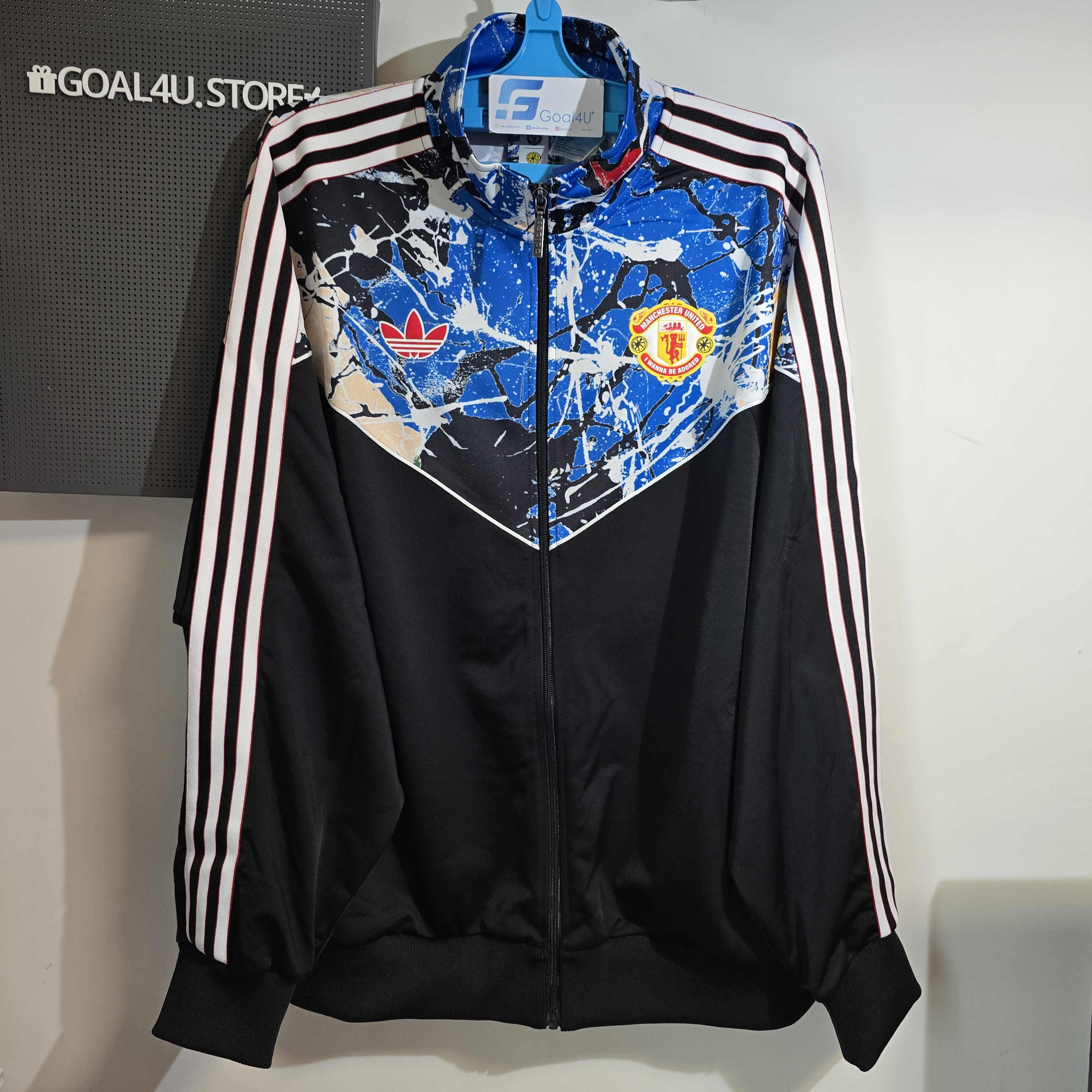🎶⚽Adidas Manchester United 曼聯 × Stone Roses 進場外套 JZ7094