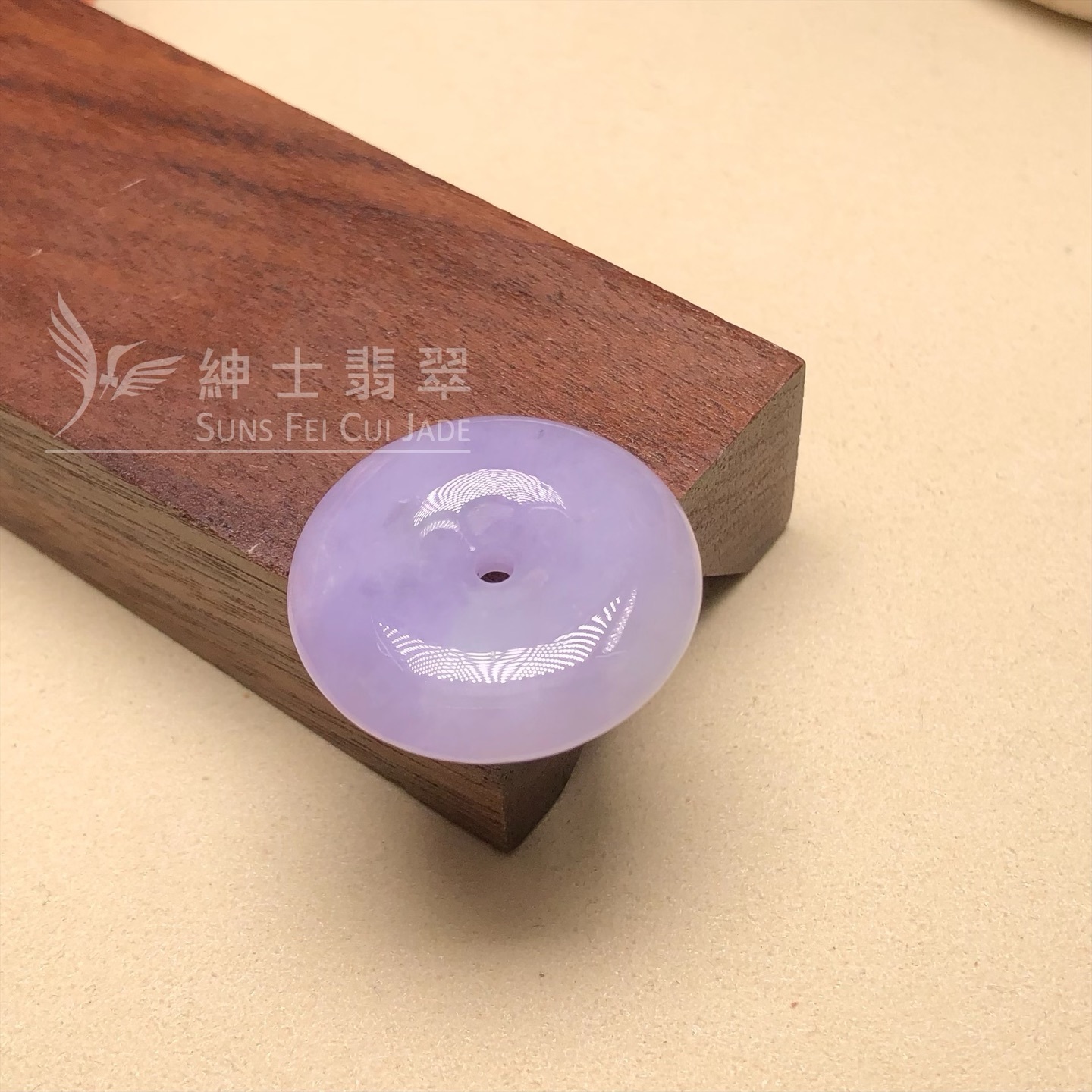 紫羅蘭平安扣 B08046