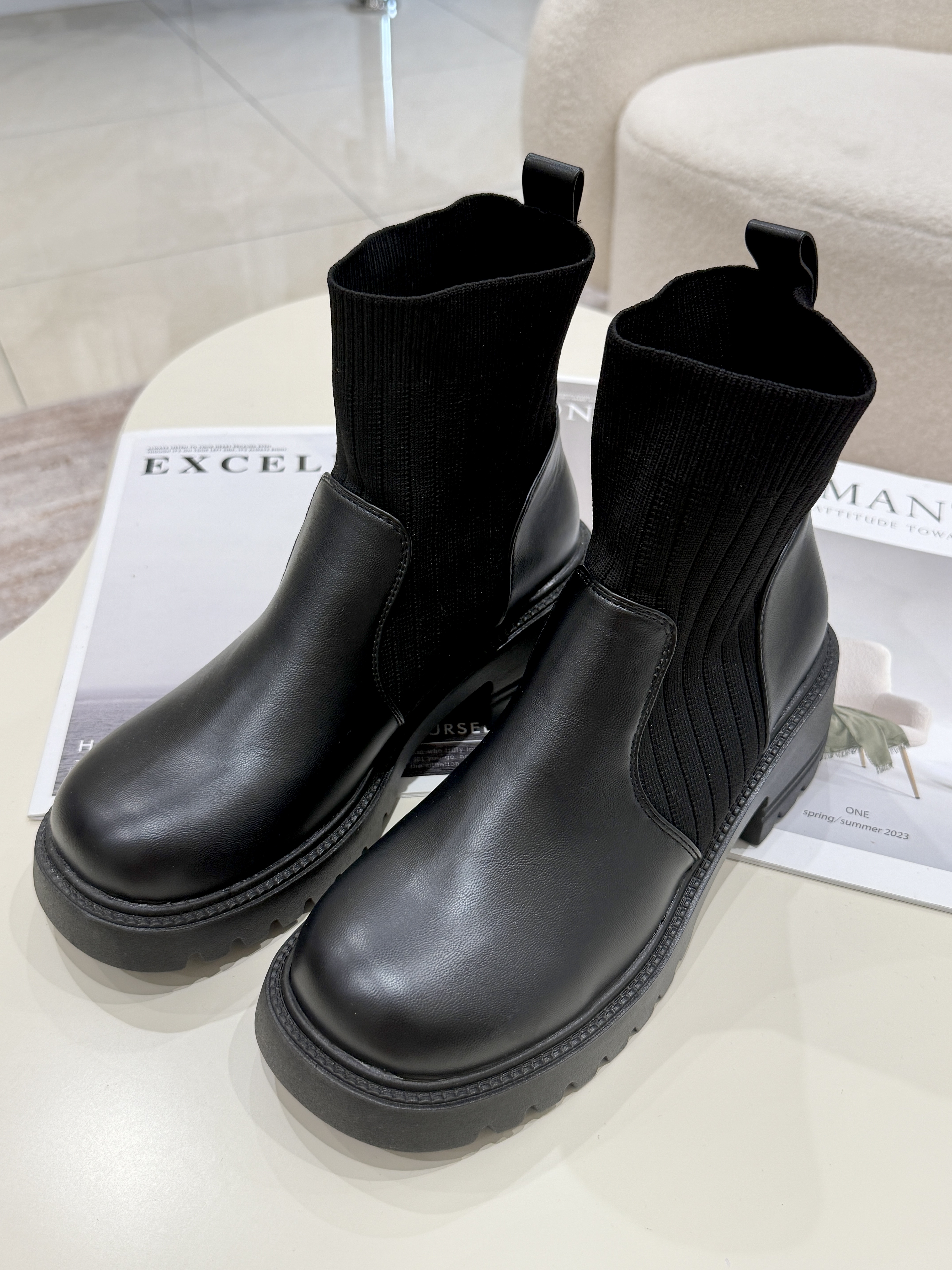 TA19 厚底增高马丁靴