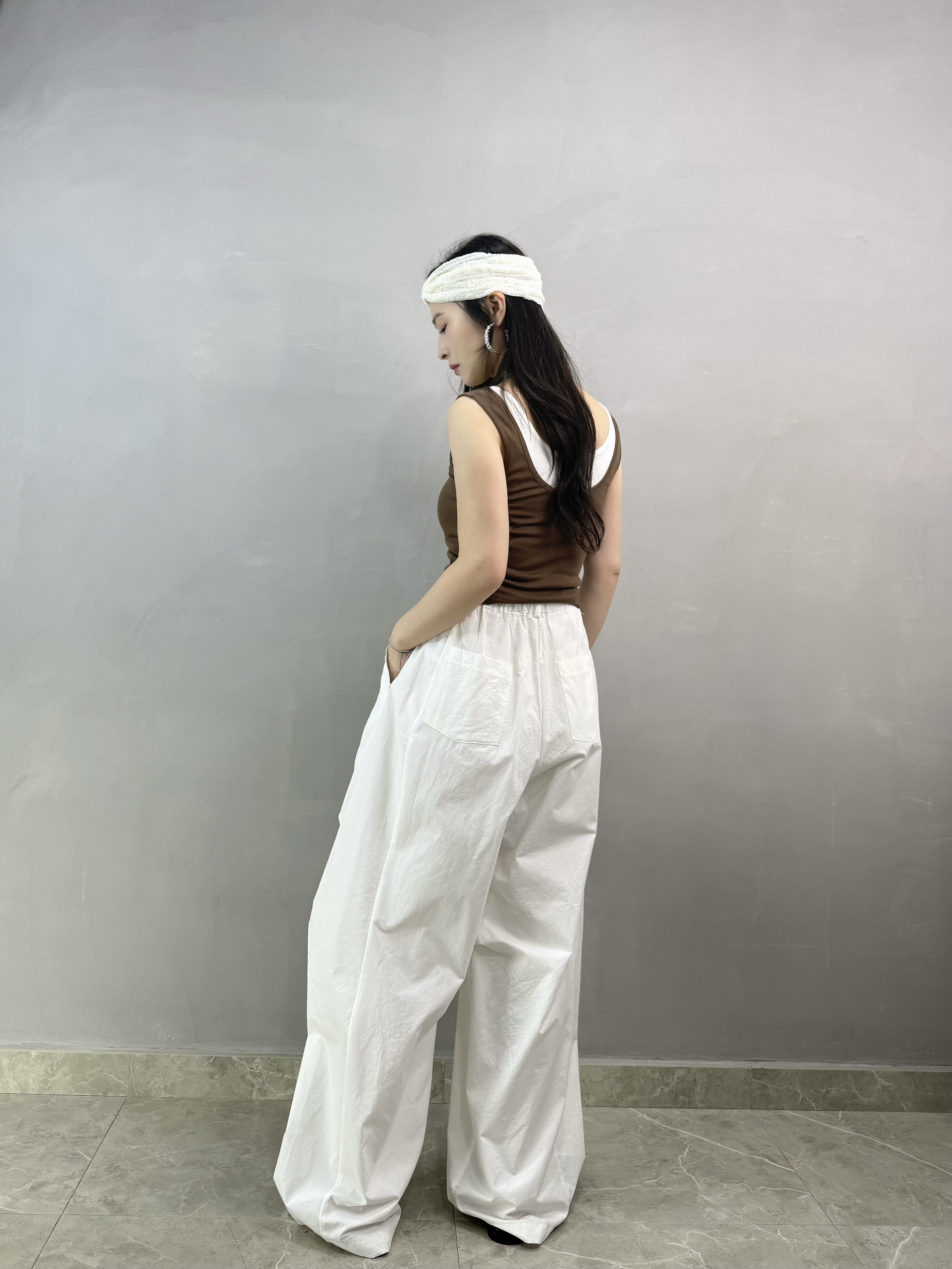 W62 鈒骨彎刀褲