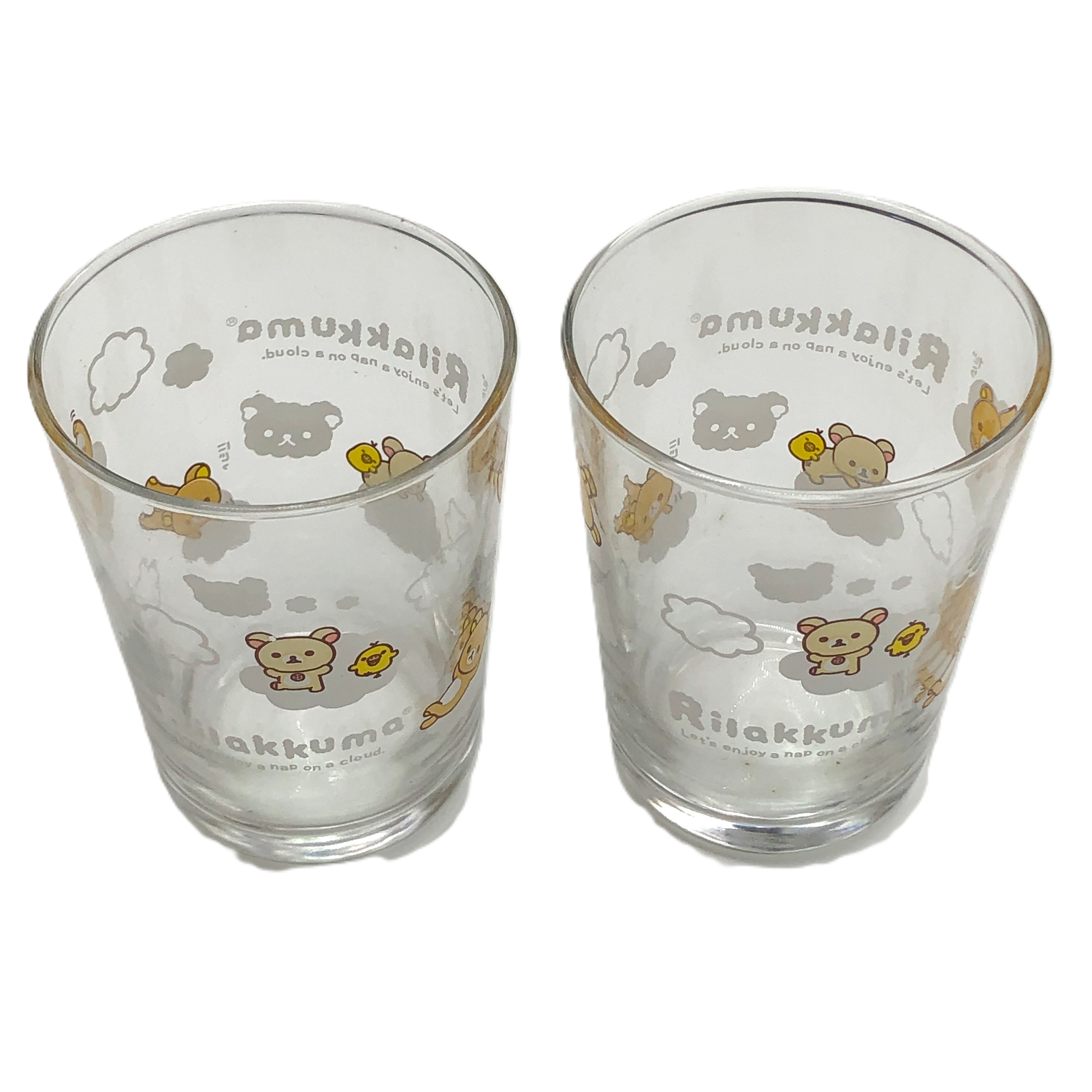 Rilakkuma啡.熊對庄玻璃杯  (AY-66301E)