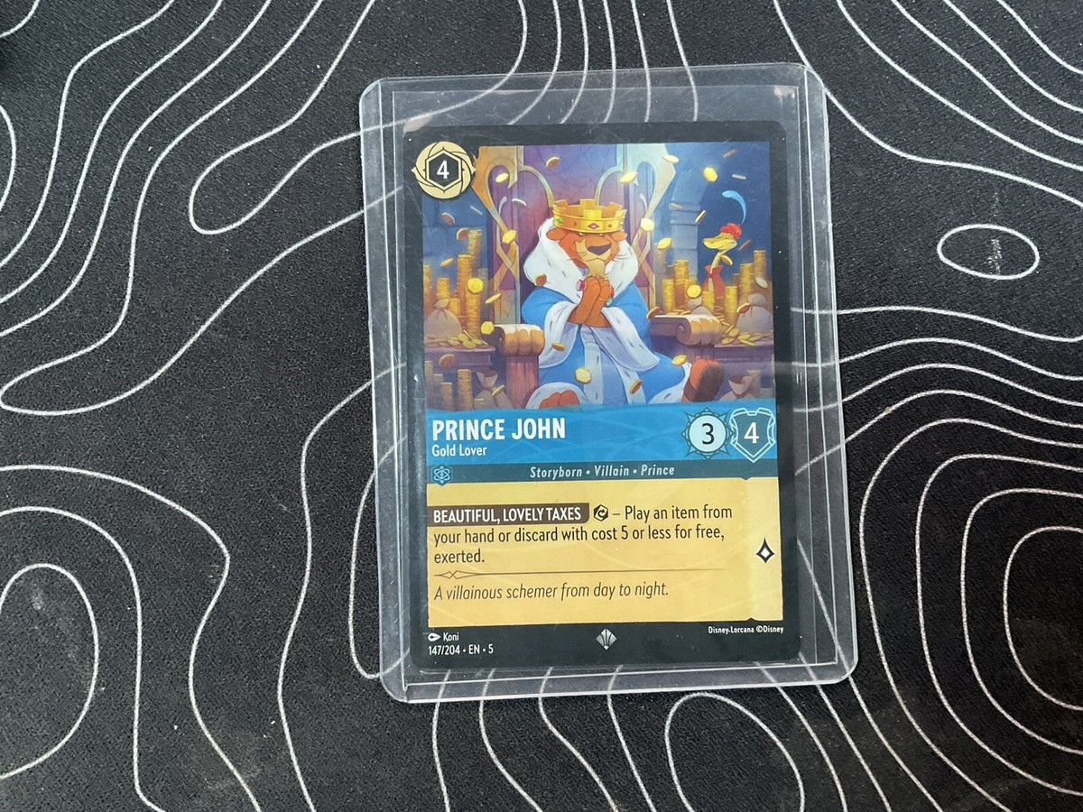 147/204 Prince John Gold Lover foil
