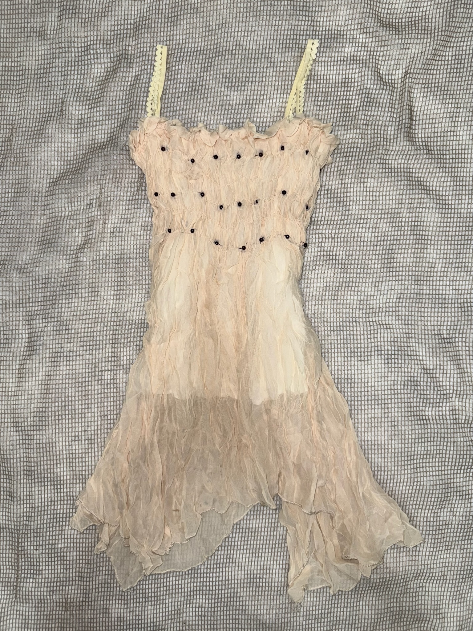 Whimsical Garden Layered Ruffle Mini Dress