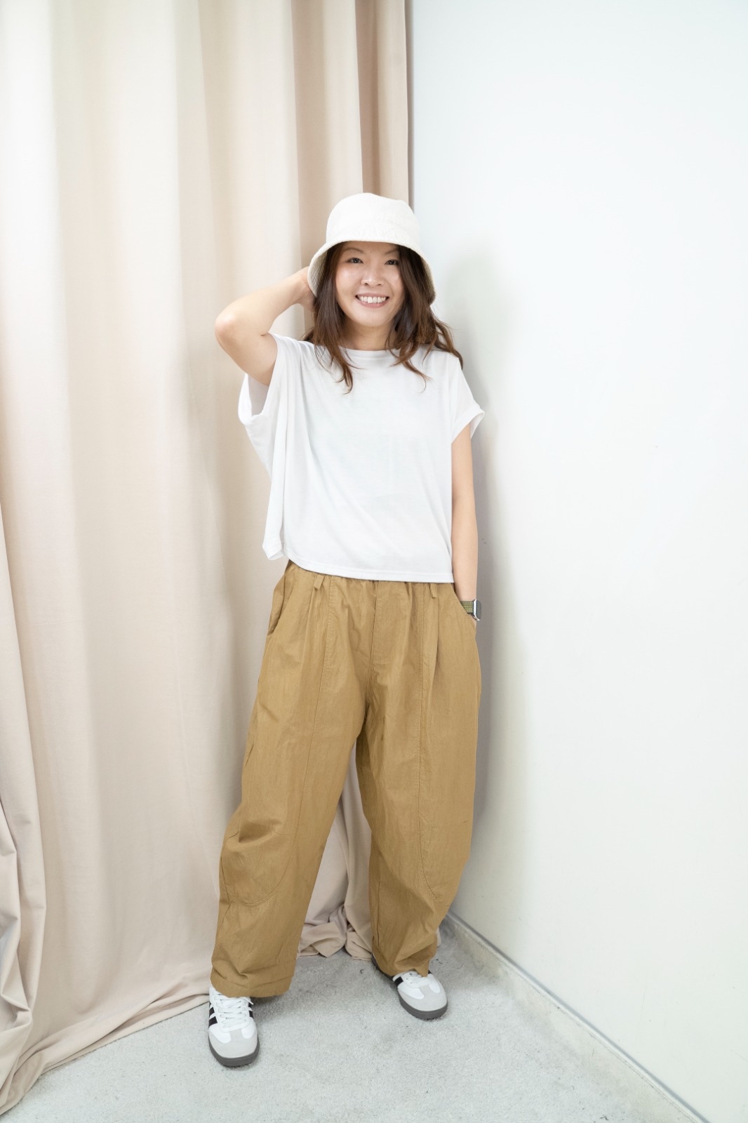 超軟彈系列休閒Tee（白色）