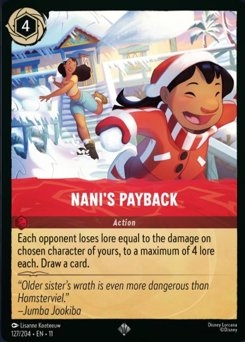 127/204 Nani's Payback SR