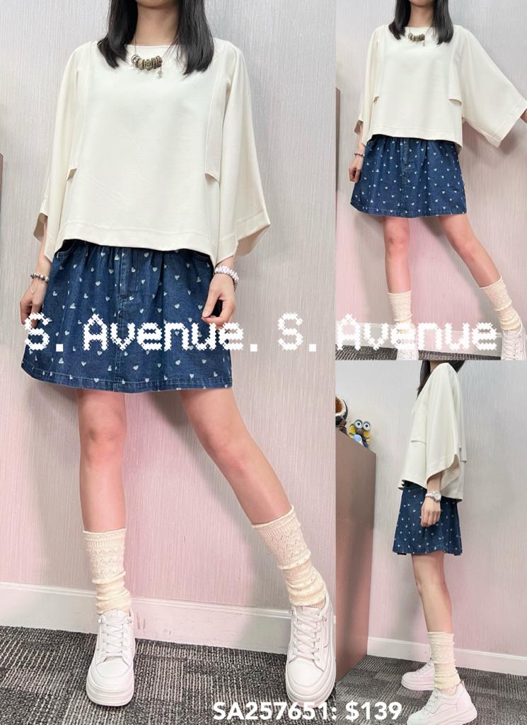 SA257651: 有袖蝙蝠斗逢top