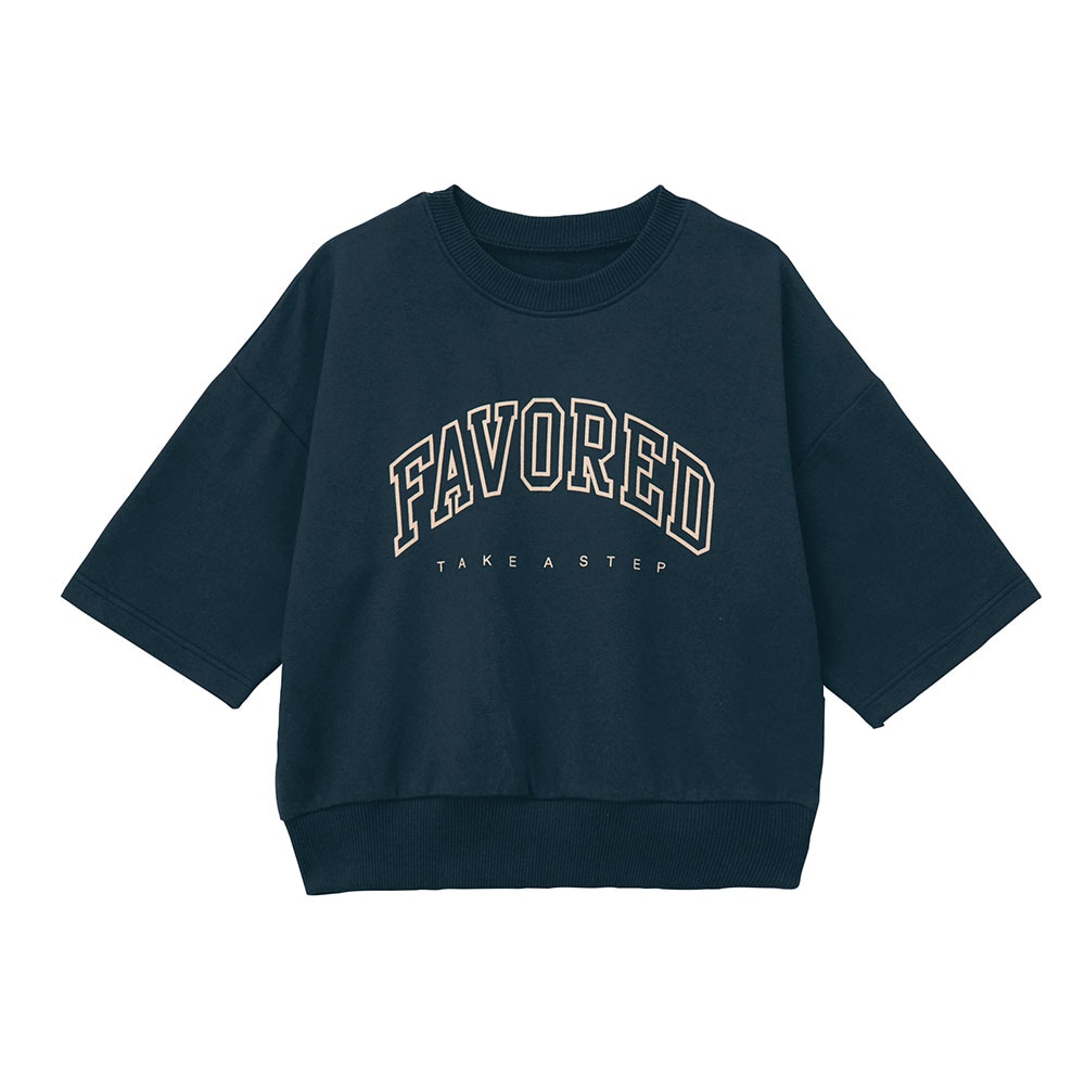 🆕【⭐訂購⭐】 🇯🇵日本直送🌀鬆身短版 印花 #七分袖Tee［3款選］🌀[ELAA-0261][260228]