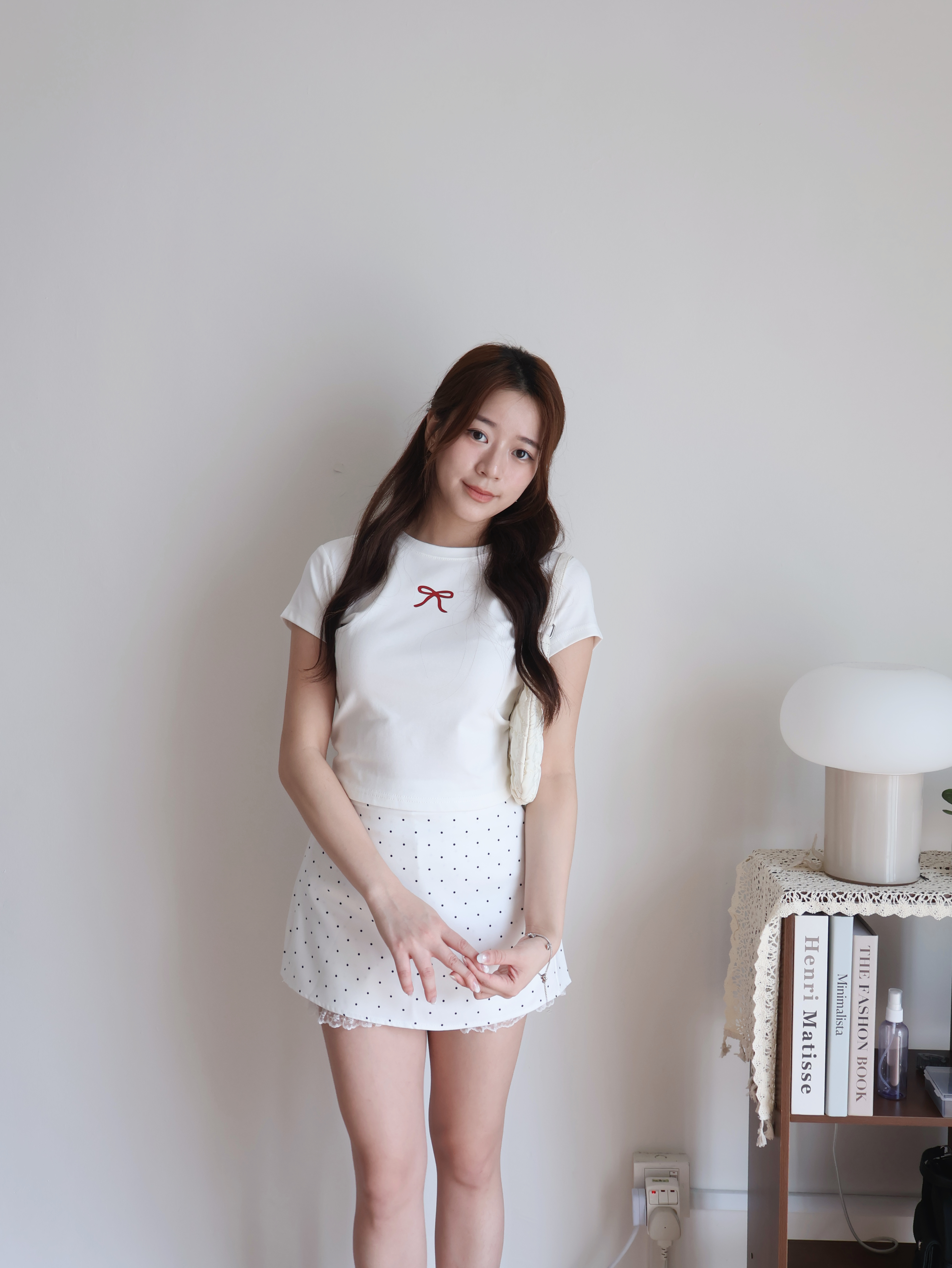 Nabi Cropped Top | White