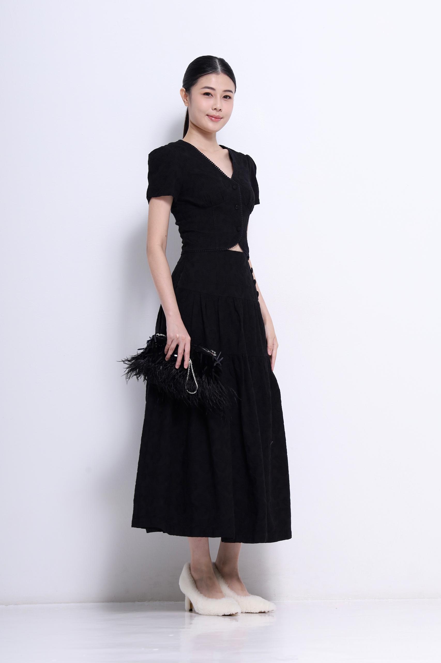 CB2716 + CS1421 Celestine Embroidered Luxe Co-ord Set