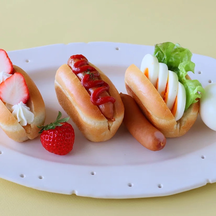 日本進口6連迷你熱狗烘焙烤盤