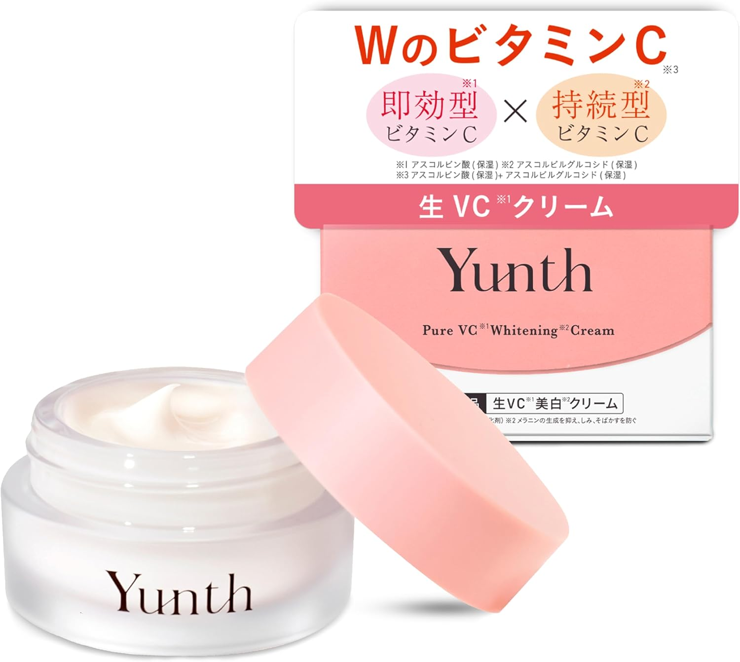 日本 Yunth VC 美白面霜 Pure VC Vitamin C Whitening Cream 30g 