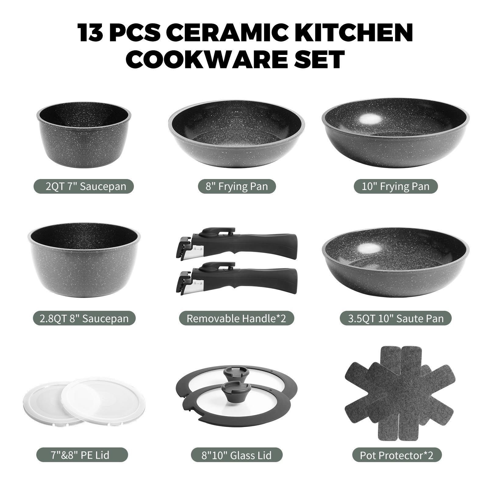 百年中華老字號張小泉-星石系列廚具套13件套