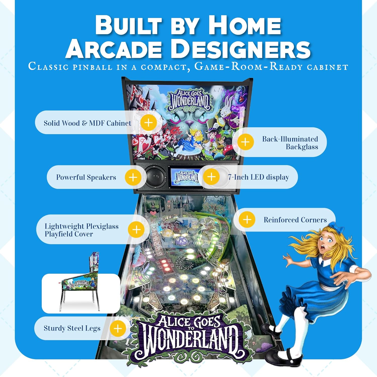 Alice Goes to Wonderland Pinball 爱丽丝去仙境弹球机
