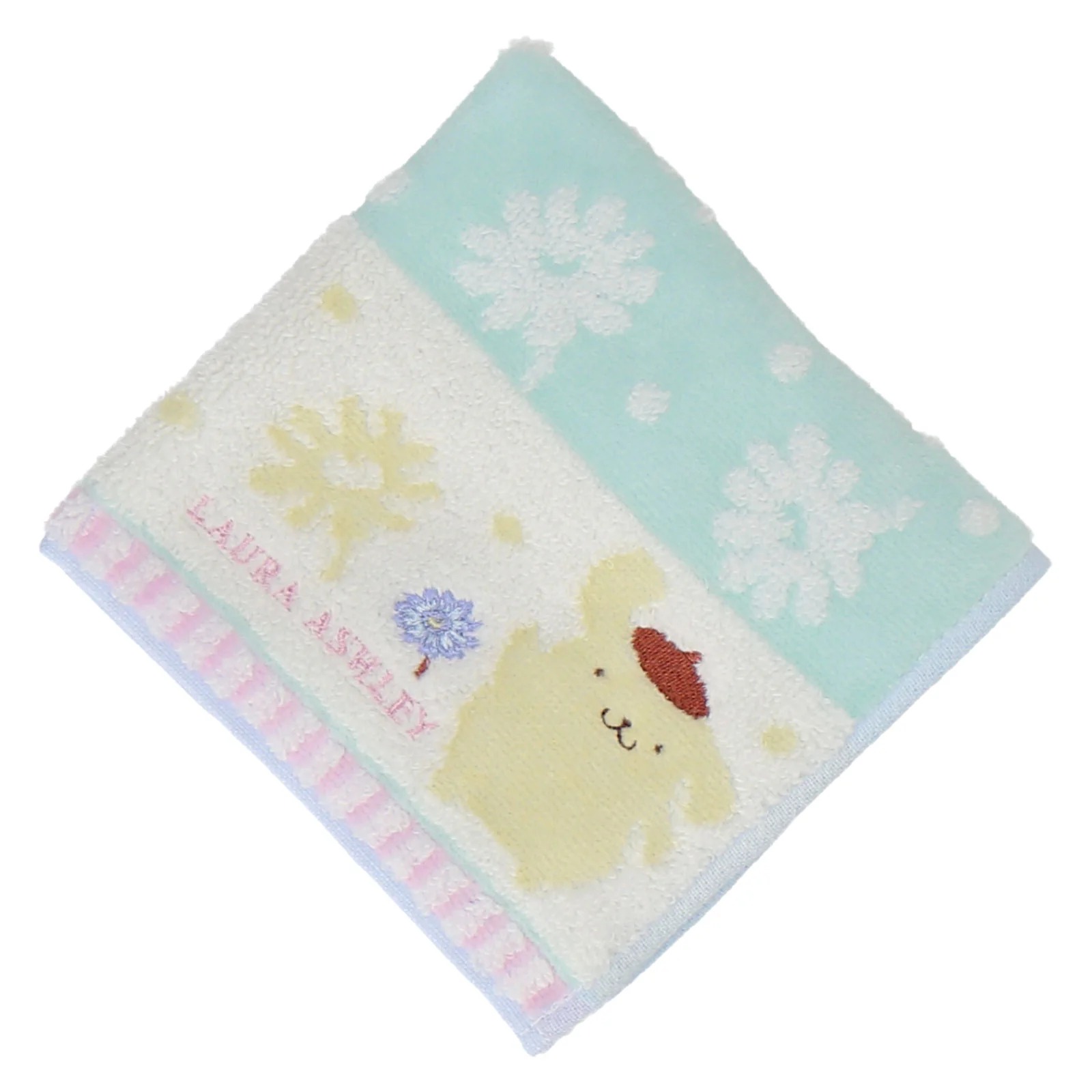 🎀【預訂】Laura Ashley x Sanrio Pompompurin 迷你毛巾 - G