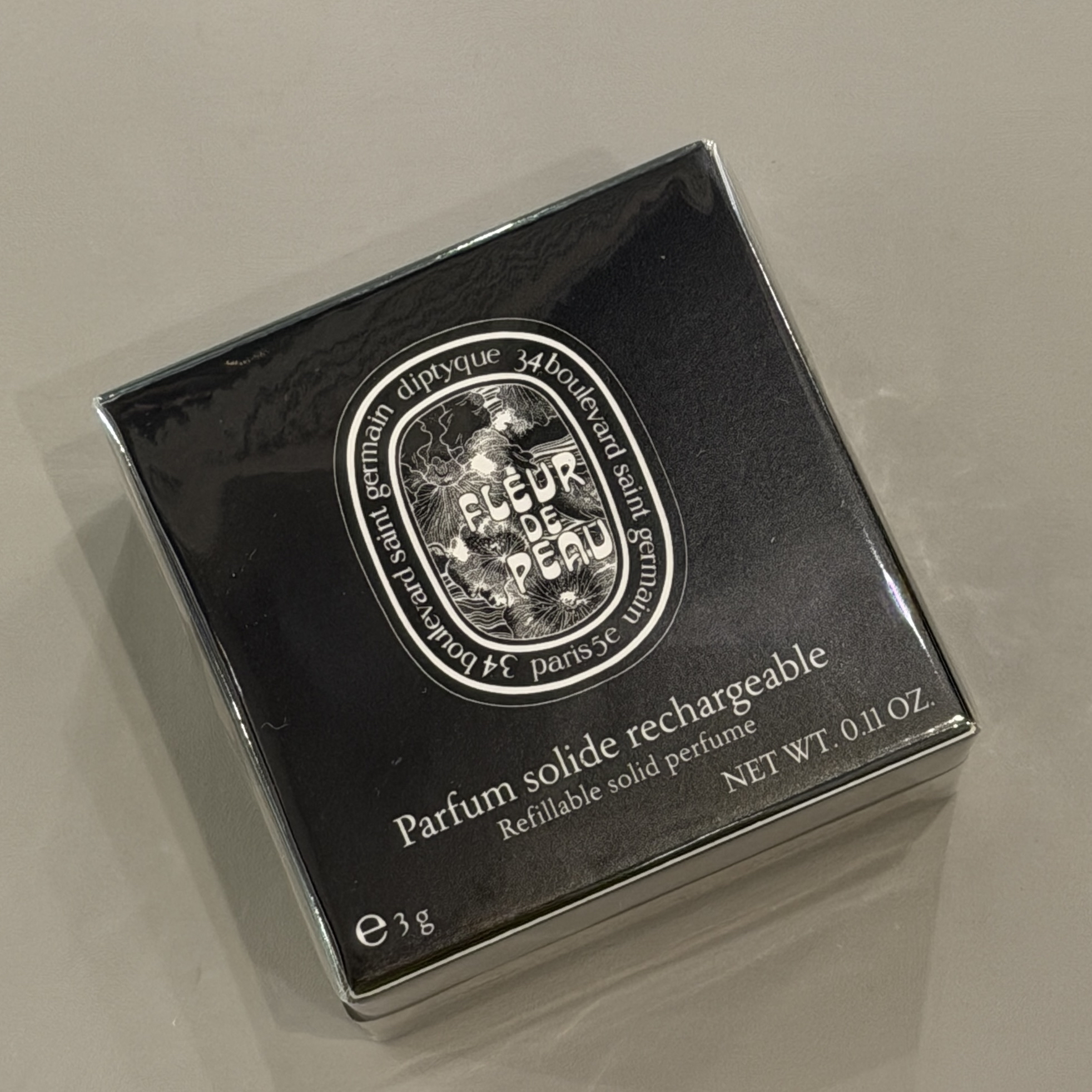 Diptyque Fleur de Peau Purfum Solid rechargeable肌膚之華可補充式固體香膏3g 