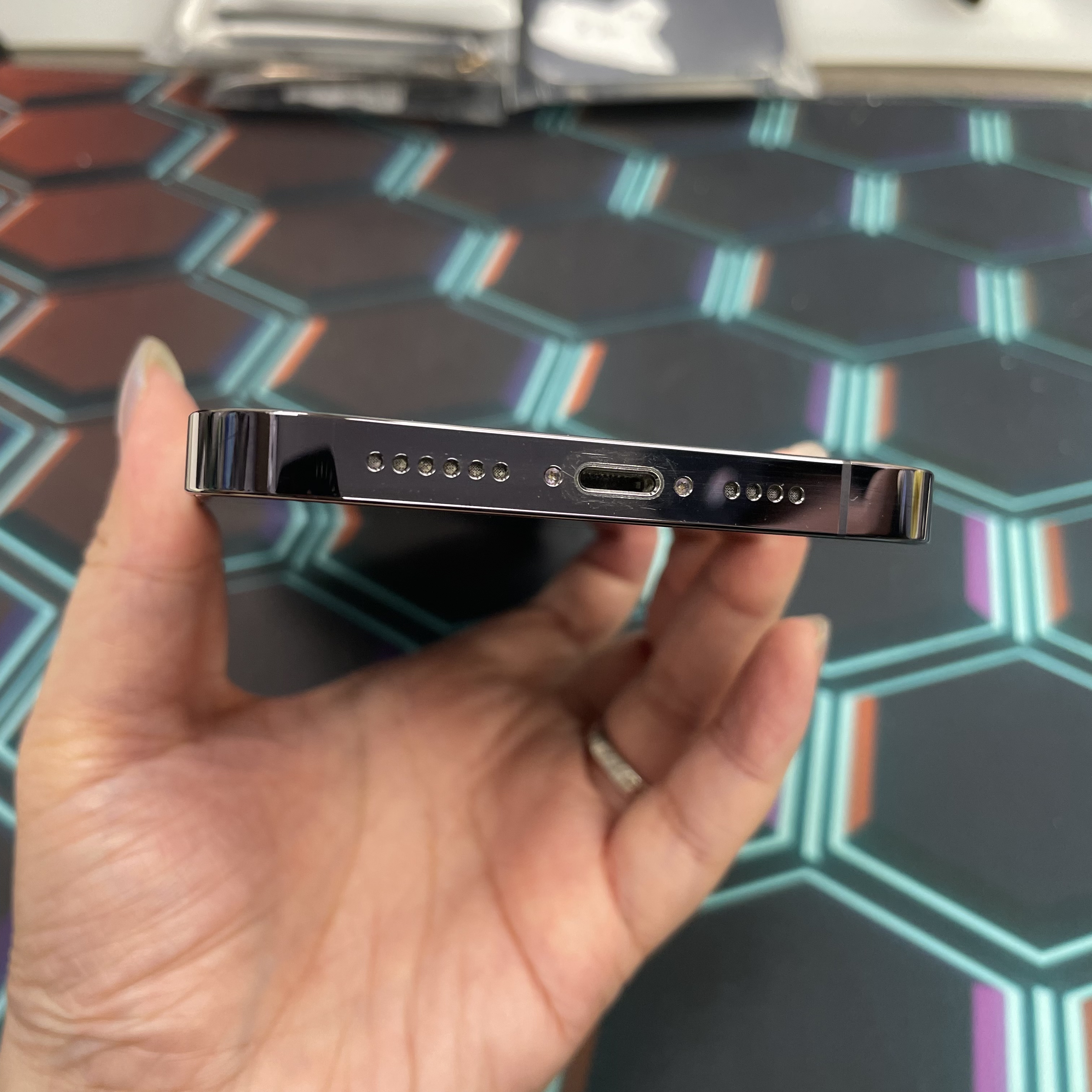 *7192 14 Pro max 完美機 1TB 電81 紫色 purple