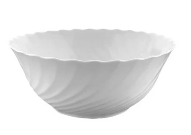 D6884/法國製Trianon白瓷碗12cm