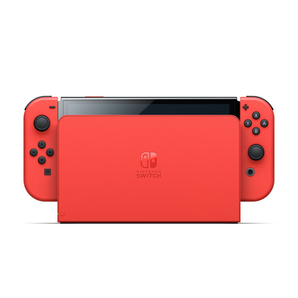 Nintendo-Switch（OLED款式）-瑪利歐亮麗紅主機-Nintend | nsew Store