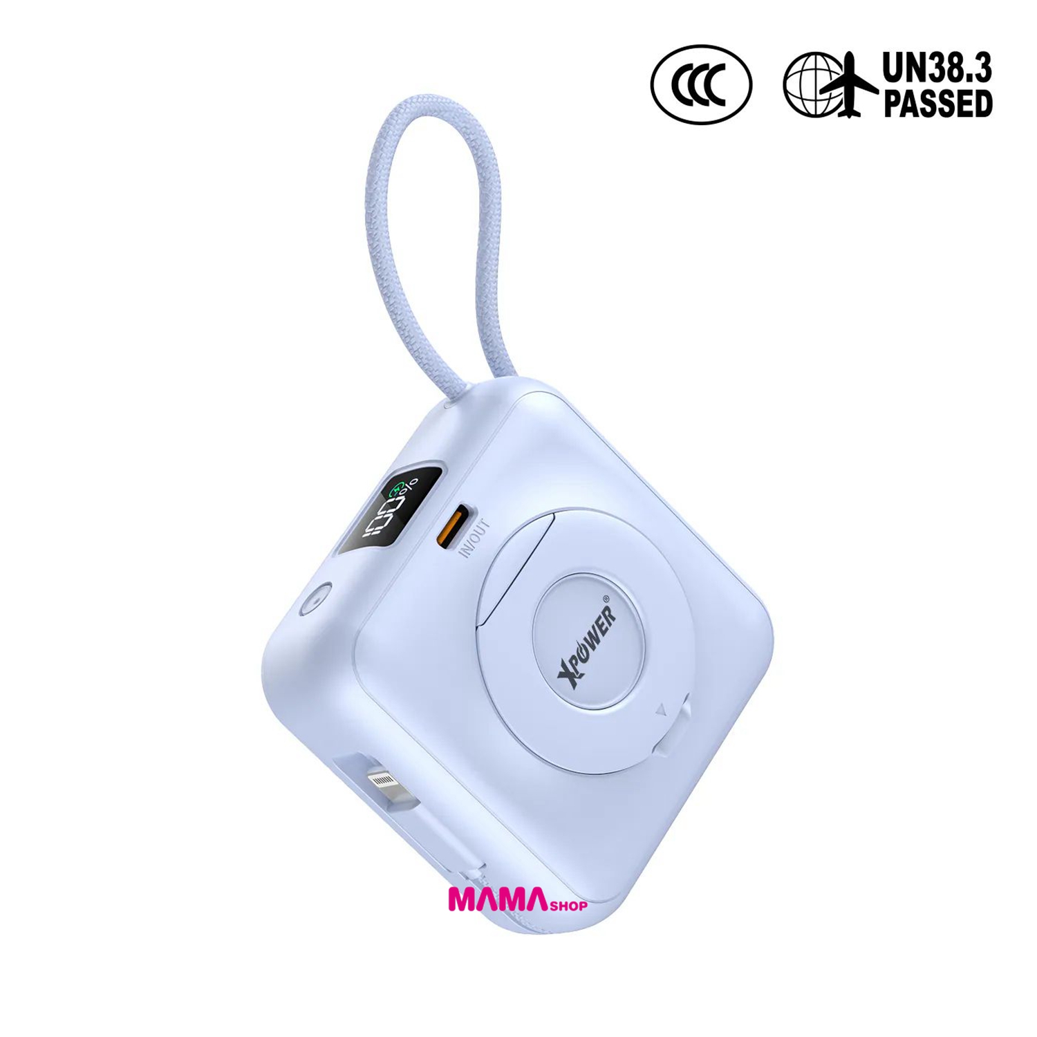 (3C認證)XPower MINI CORE S1052 Type-c 數顯 10000mAh PD+PPS 磁吸移動電源