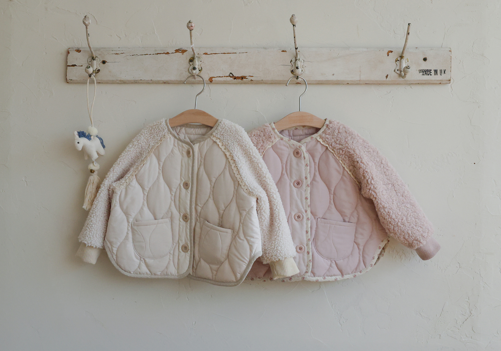 FLO | Noel quilted jumper Pink