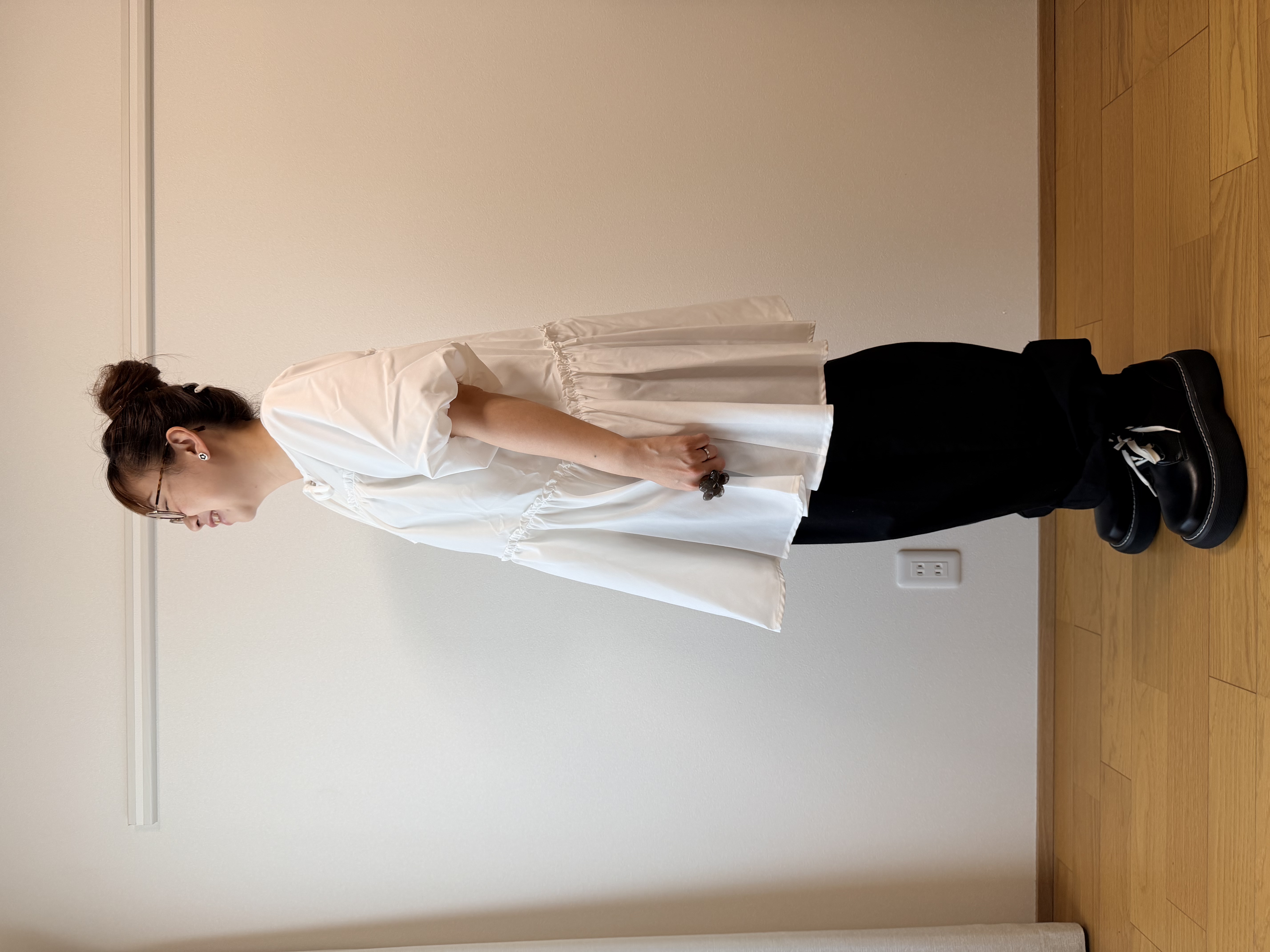 日本W CLOSET 泡泡手袖恤衫