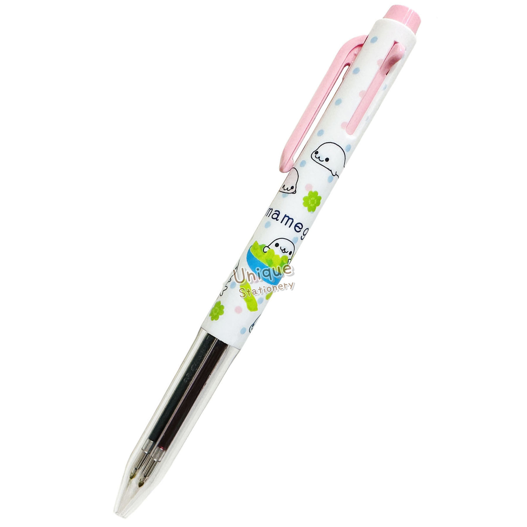 現貨｜San-X Mamegoma 掌上萌寶小海豹 日本製 Pentel EnerGel 0.5mm 3色啫喱筆 (PR16204)