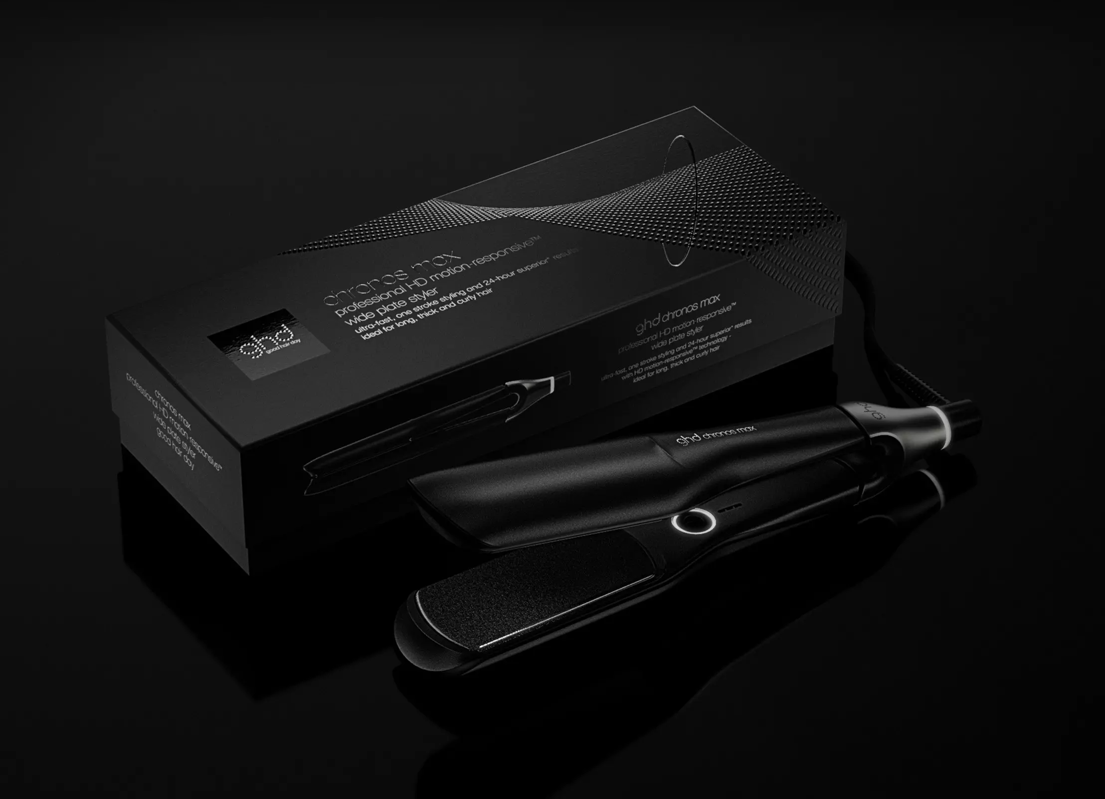  預購 免運費⭐️ GHD Chronos Max 寬版高清亮澤造型夾 (White) 白色 / (Black) 黑色  (香港行貨)