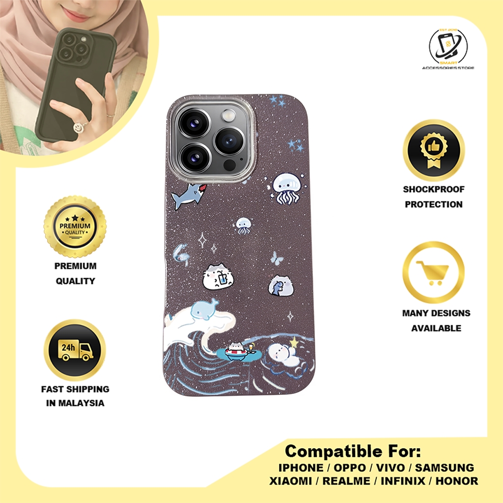 BLING CASE PHONE FOR IPHONE - DESIGN SHARK B