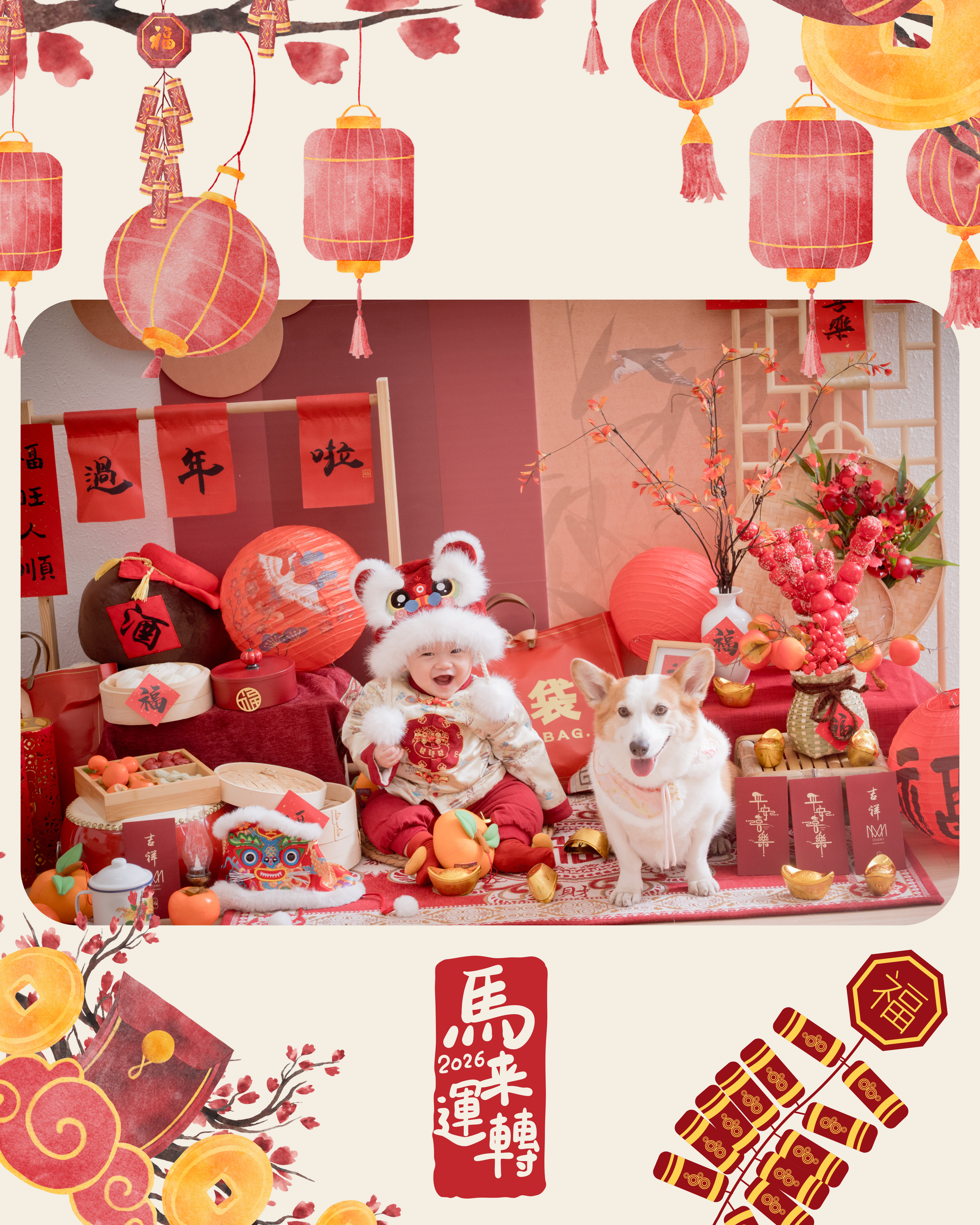 寵寵物農曆年寫真