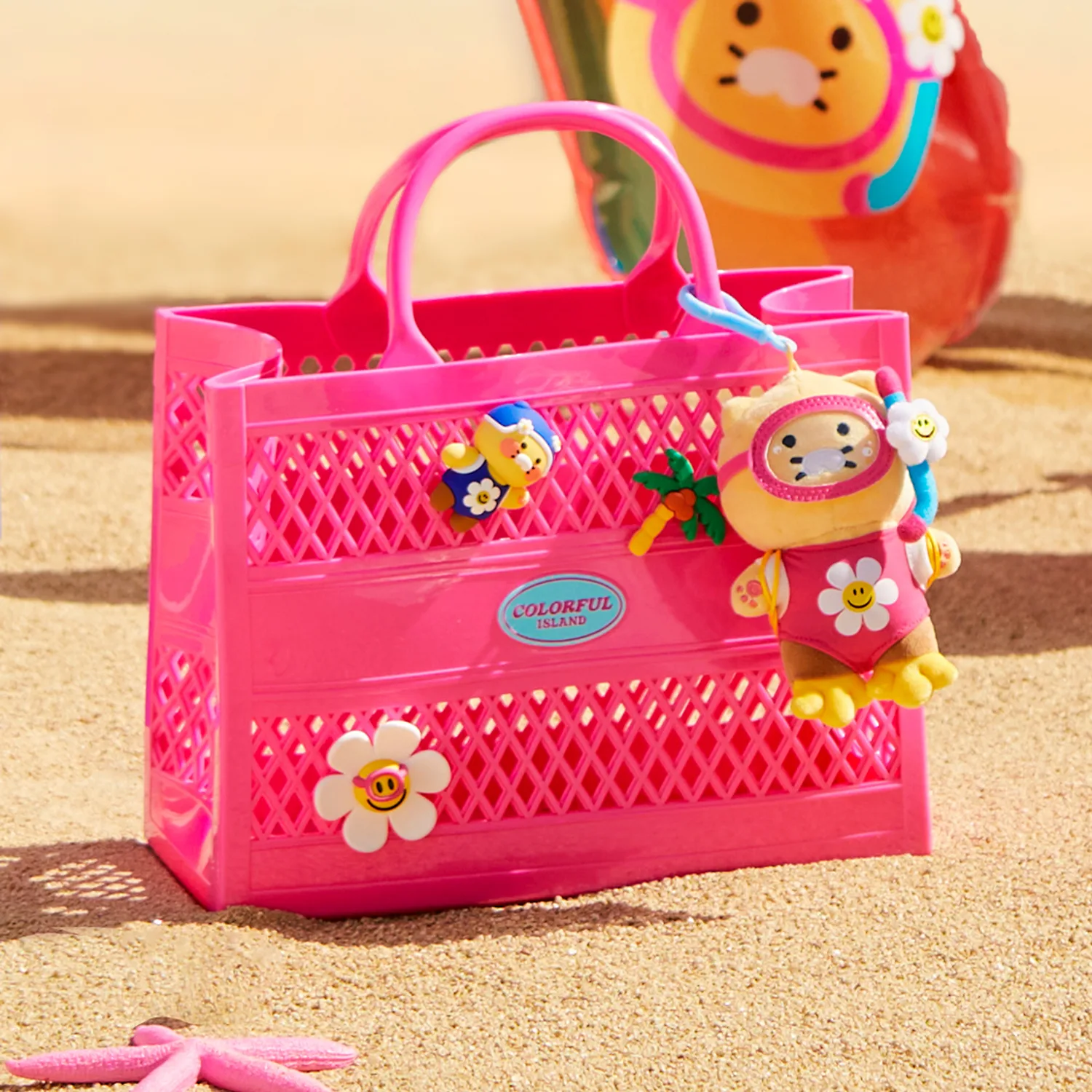 Wiggle Wiggle × Kakao Friends | Jelly Bag + Silicone Charms