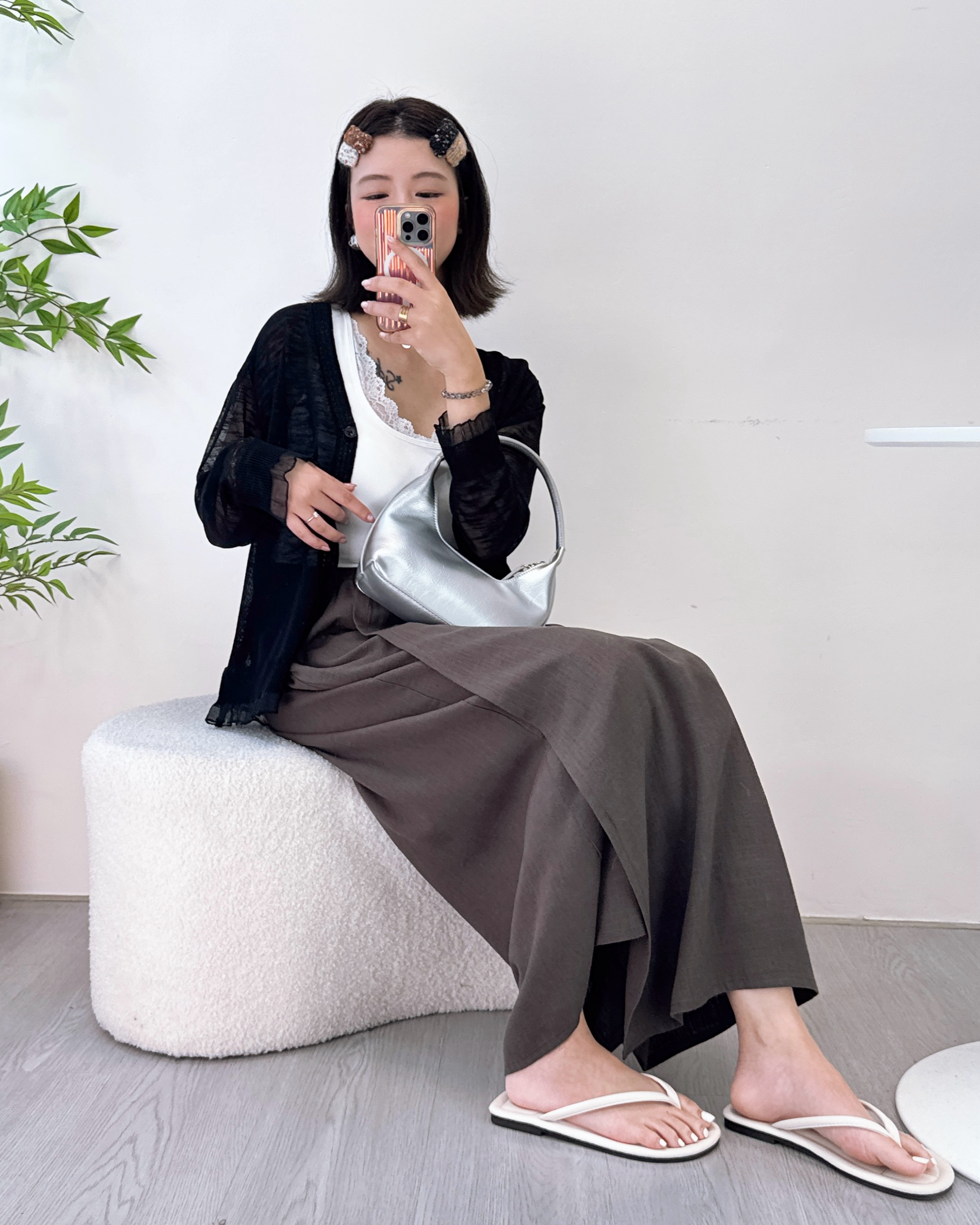 高質柔軟透氣麻棉裙褲 3色