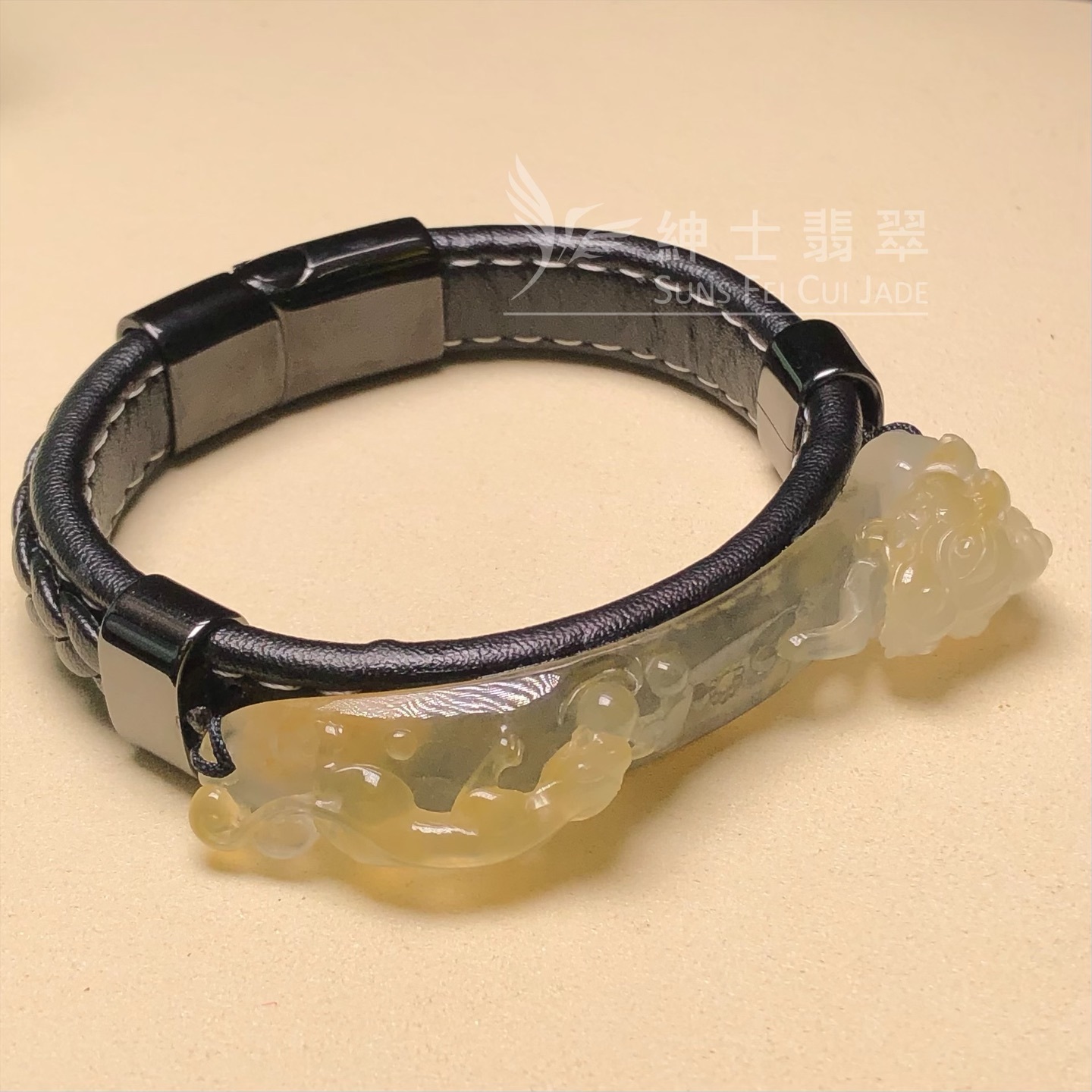 冰黃望子成龍皮手繩