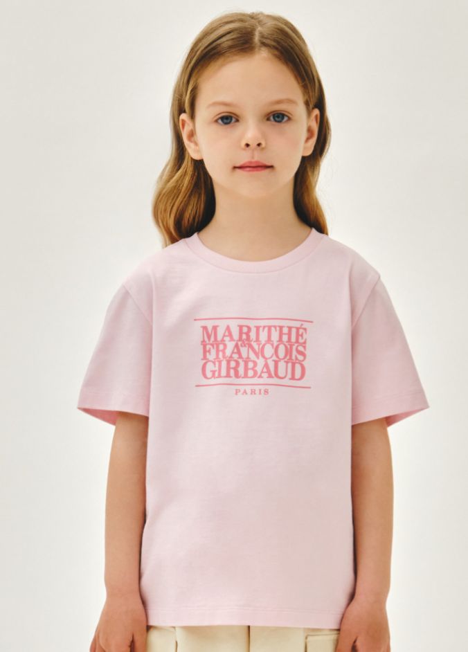 Ⓜ️ fg kids款 classic logo tee 折扣優惠 Pink / sky/ navy / black / orange Size 100-150