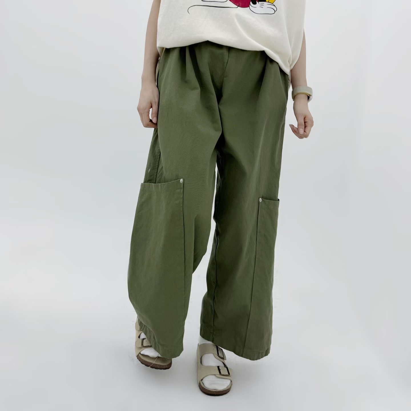 寬鬆休閒工裝褲