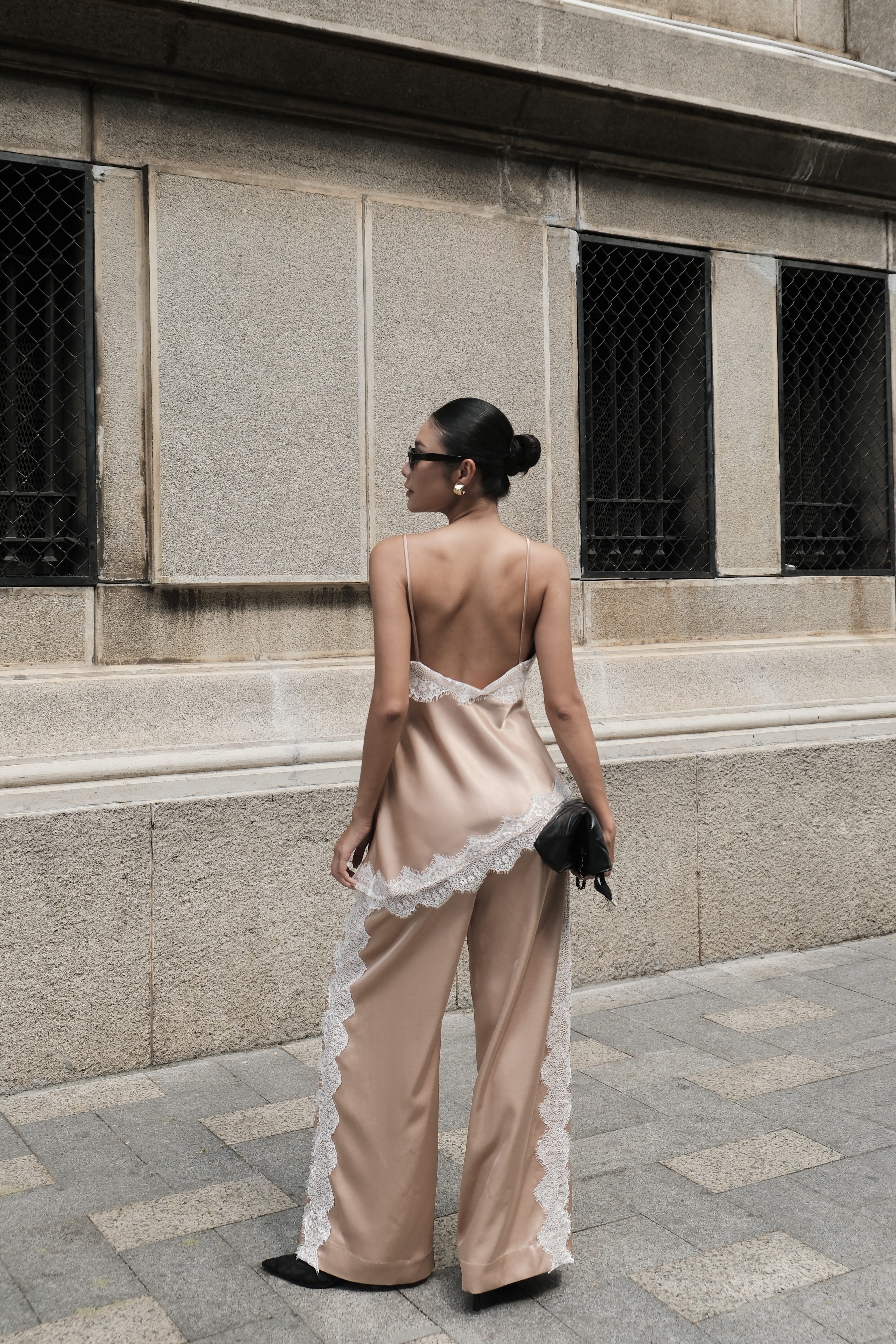 Rosée Lace Silk Set